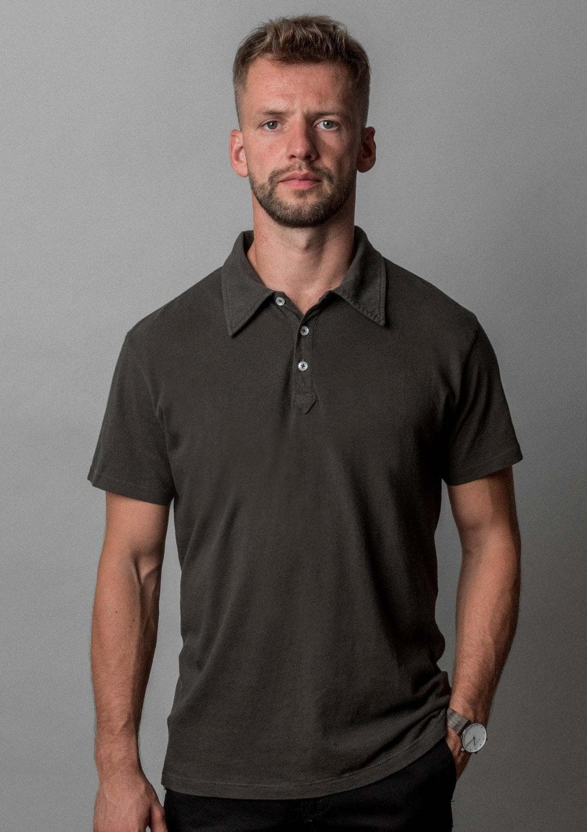 Acapella Ropa Men Basics Playera Polo - Peat Military