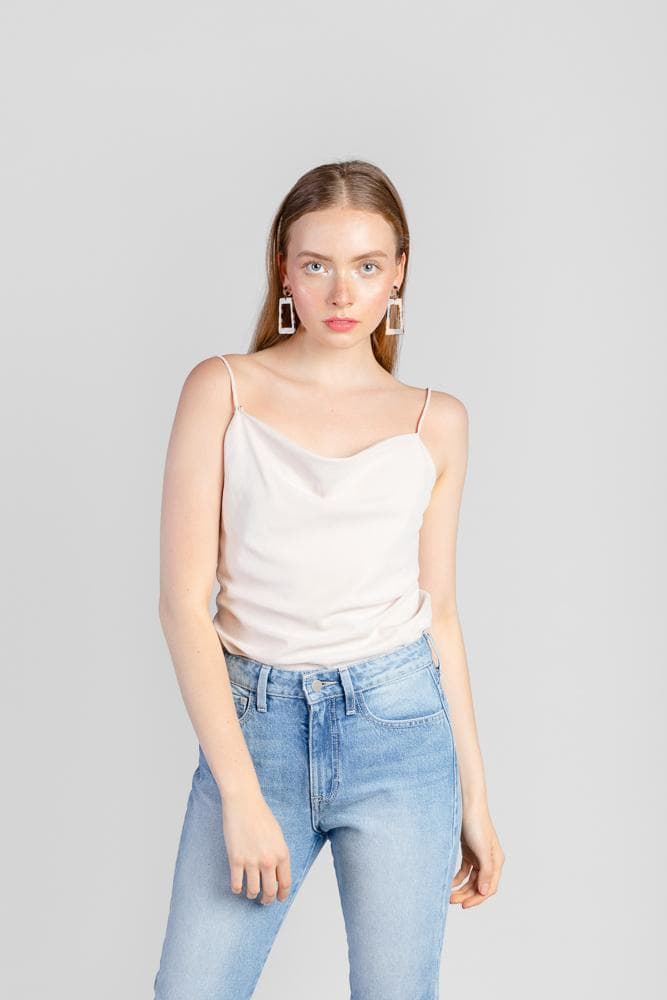 Acapella Ropa Women Basics Slip Cami Beige
