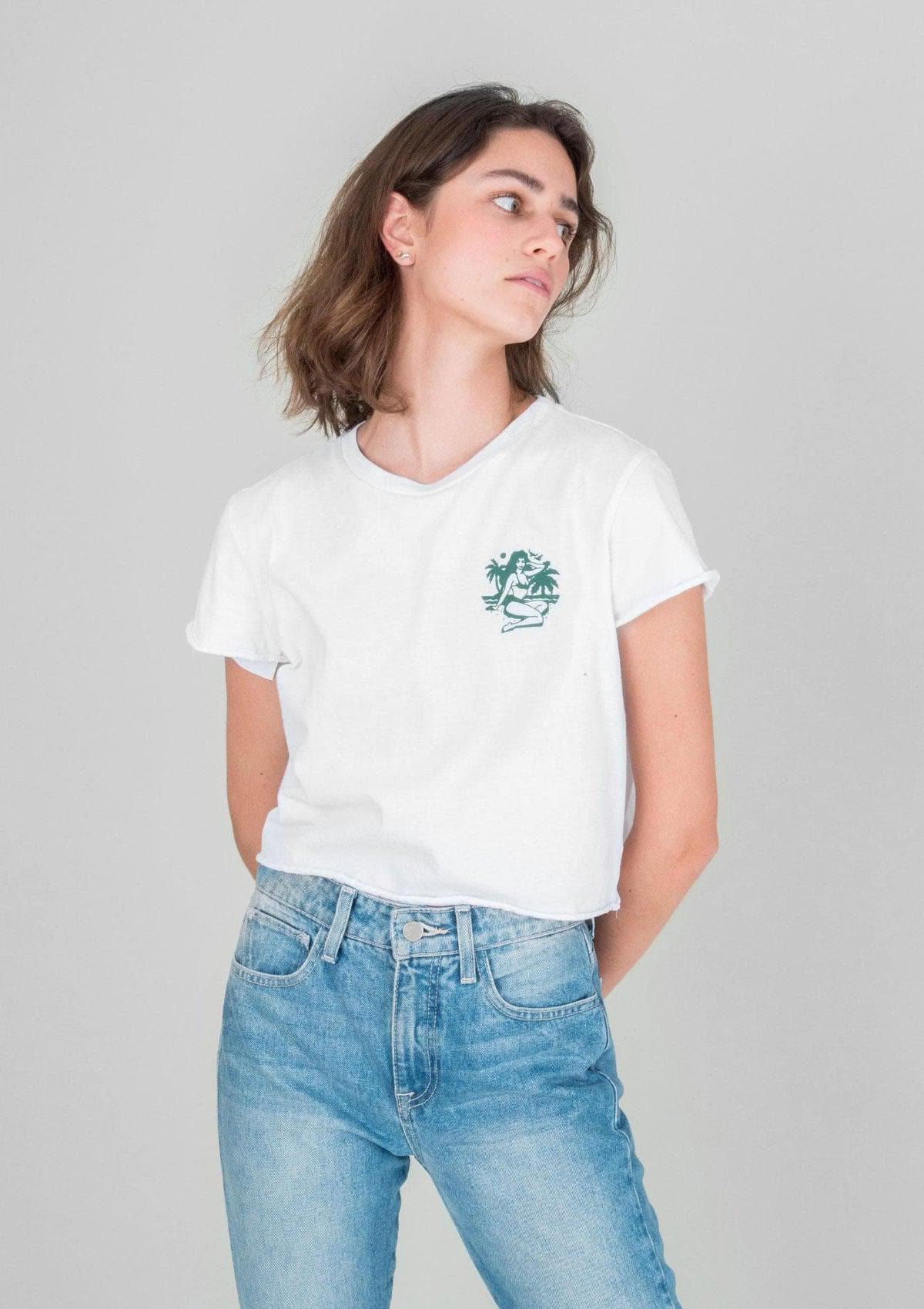 Acapella Ropa Women Graphics Playera Aloha Nena Women