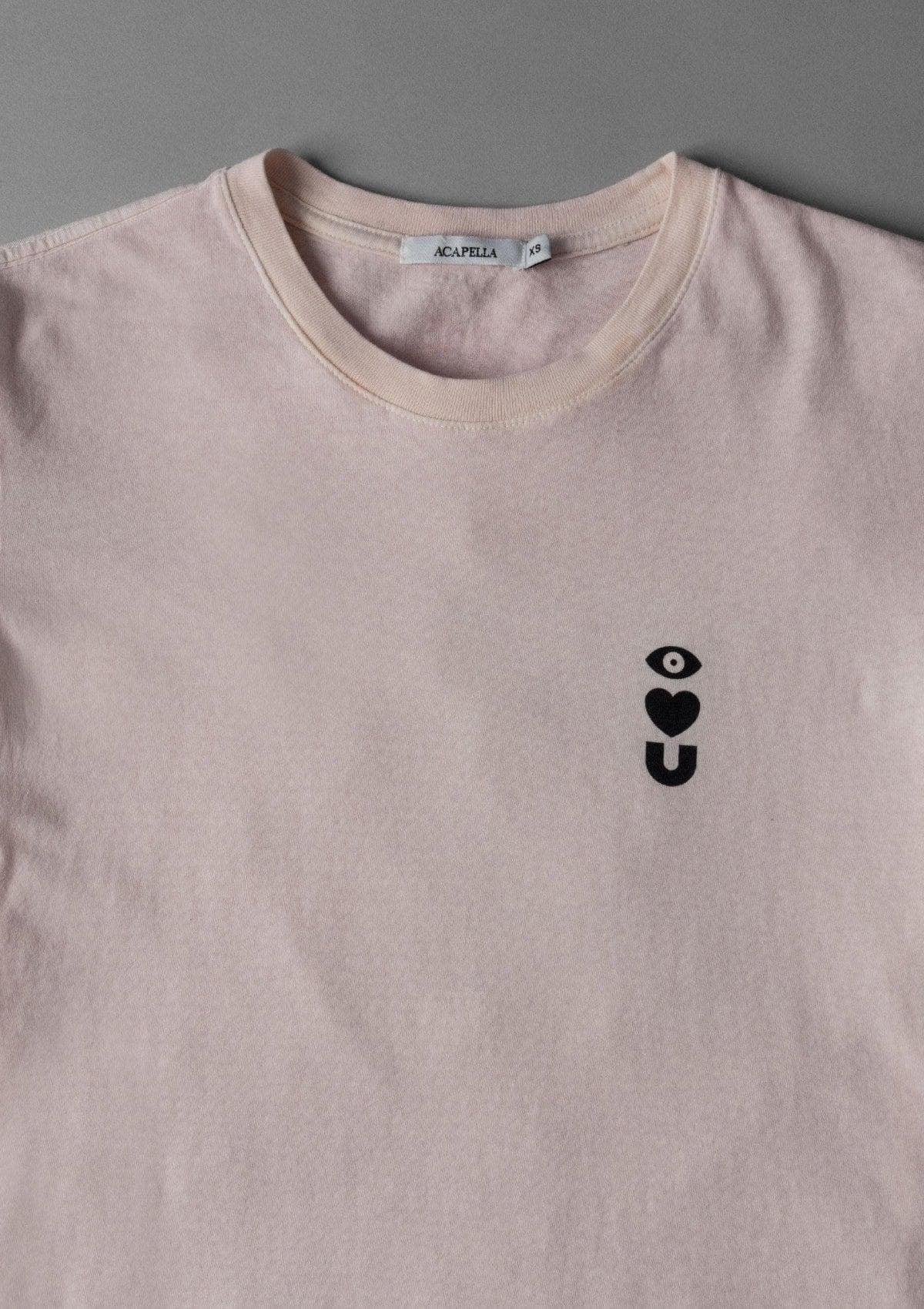 Acapella Ropa Men Graphics Playera Eye Love U - Pearl Blush