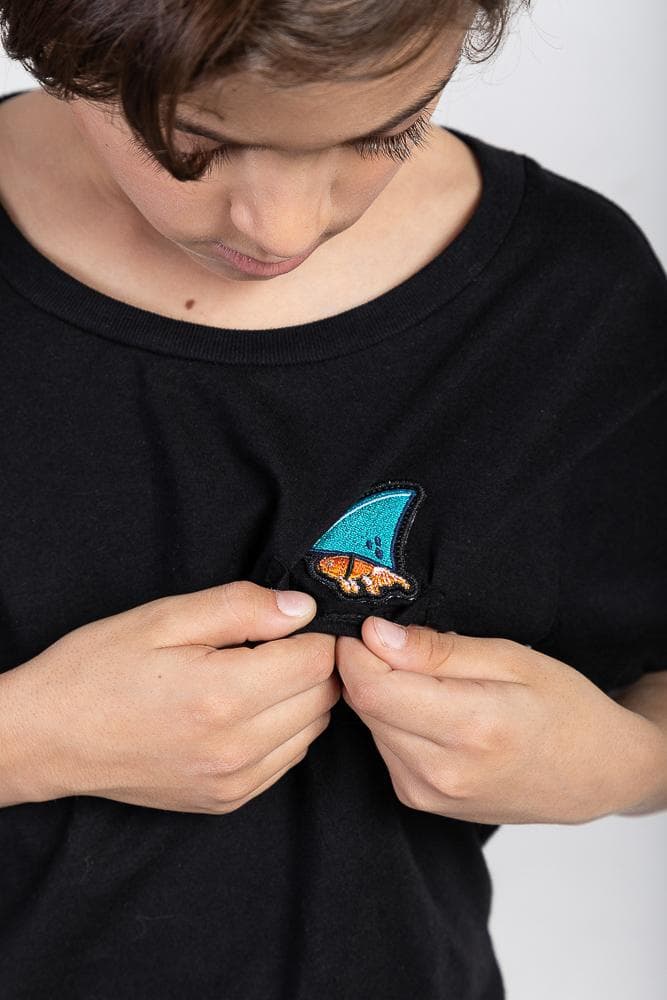 Acapella Ropa Youth Graphics Shark Patch