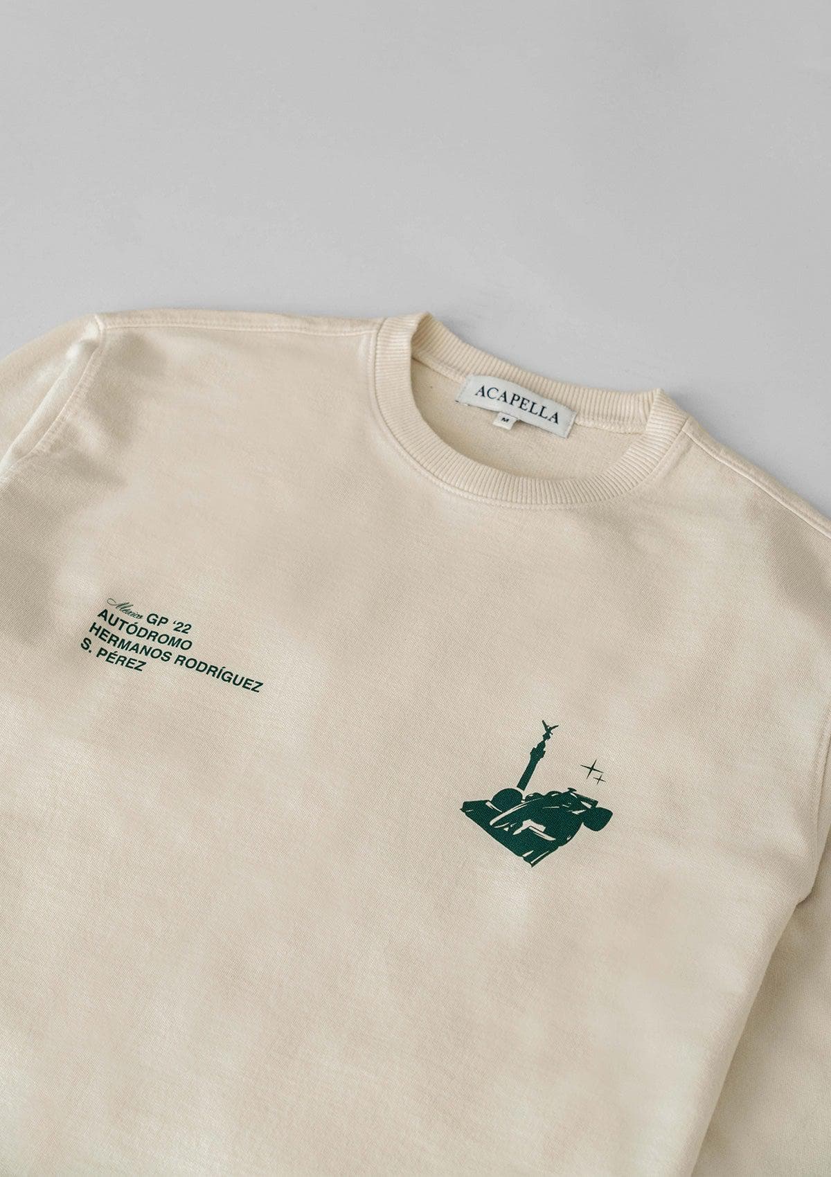 Mexico GP Pullover - Washed Bone