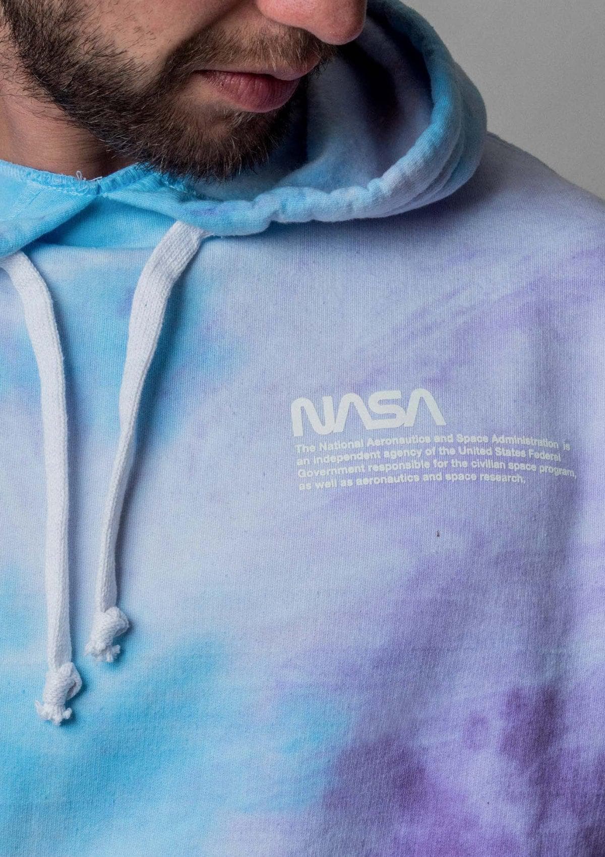 Acapella Ropa Men Hoodie Sudadera Nasa Tie Dye Hoodie