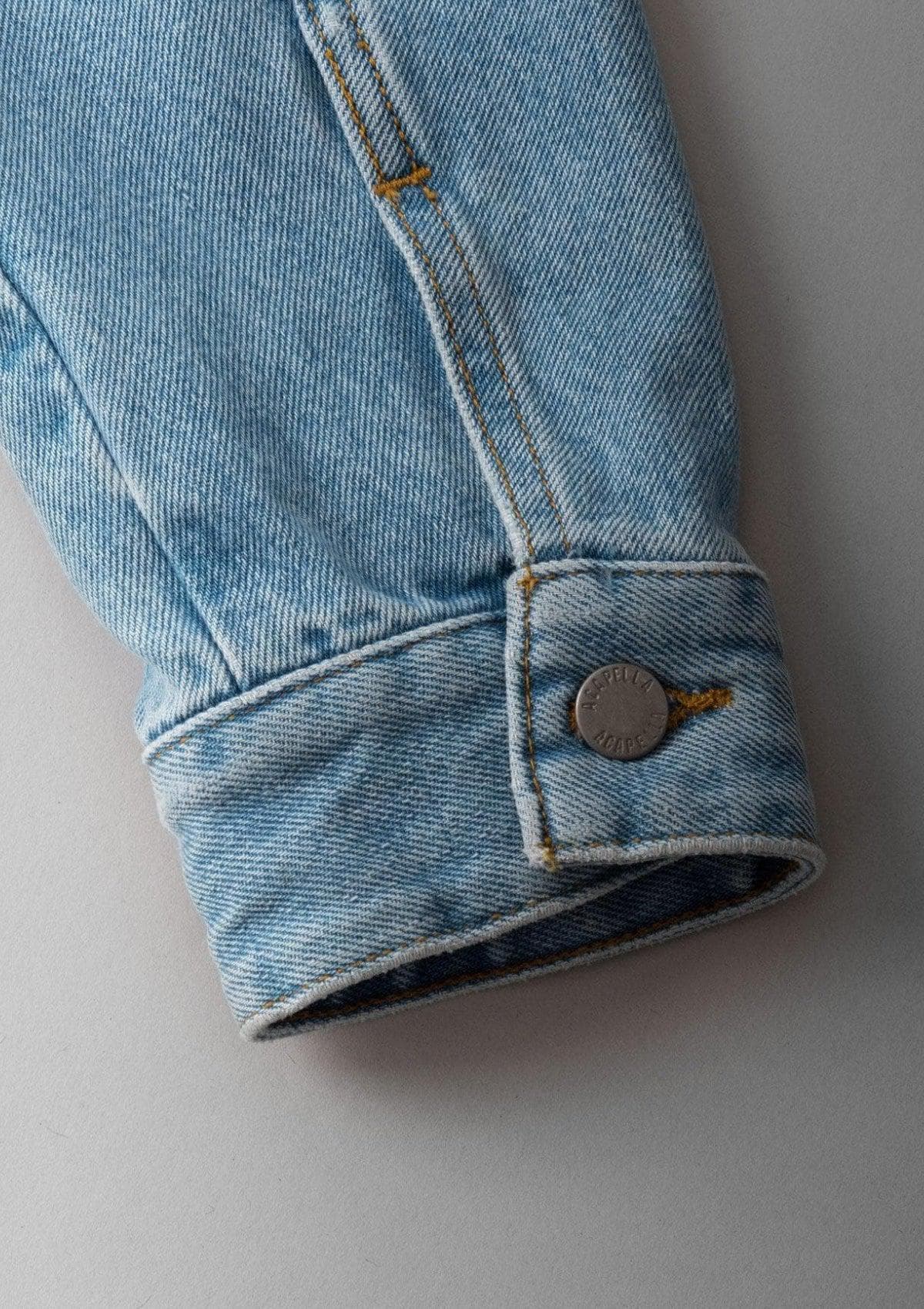 Acapella Ropa Men Jackets Chamarra Denim Jacket Light Vintage