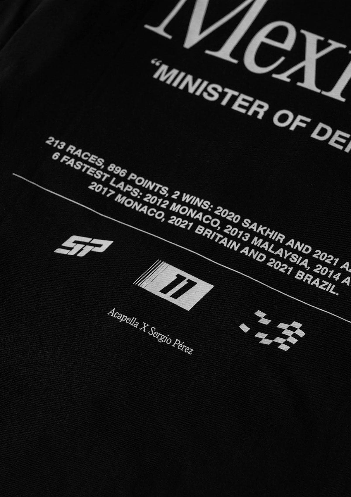 Mexican Minister Map LS Tee - Black
