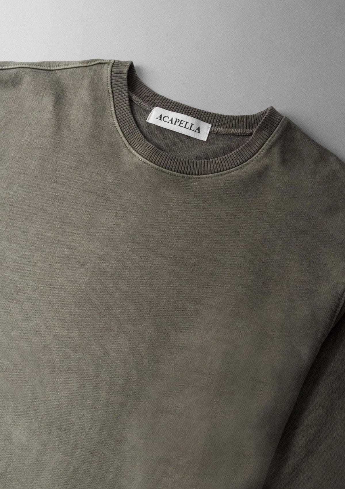 Acapella Ropa Men Pullovers Sudadera Classic Pullover Military