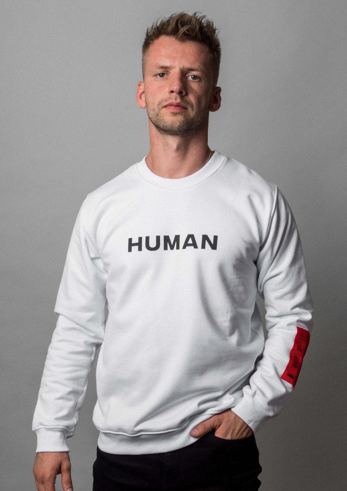 Acapella Ropa Men Pullovers Sudadera Human