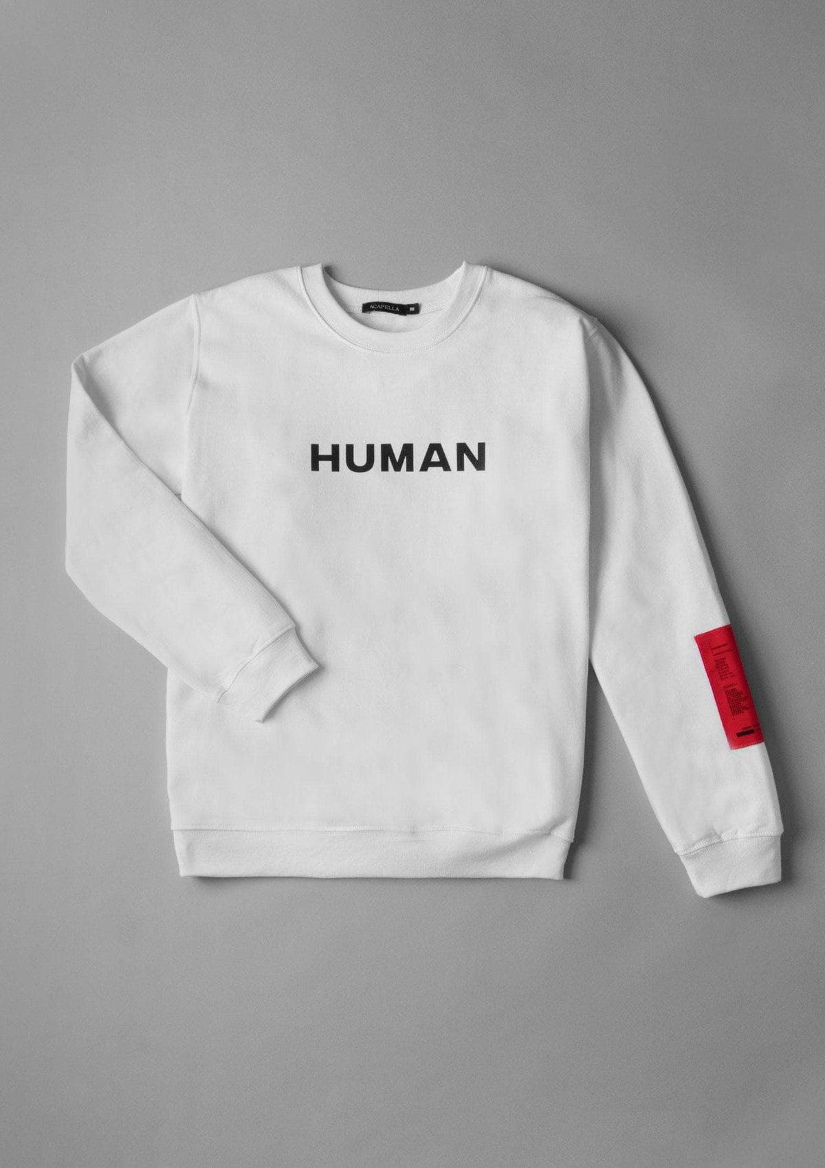 Acapella Ropa Men Pullovers Sudadera Human