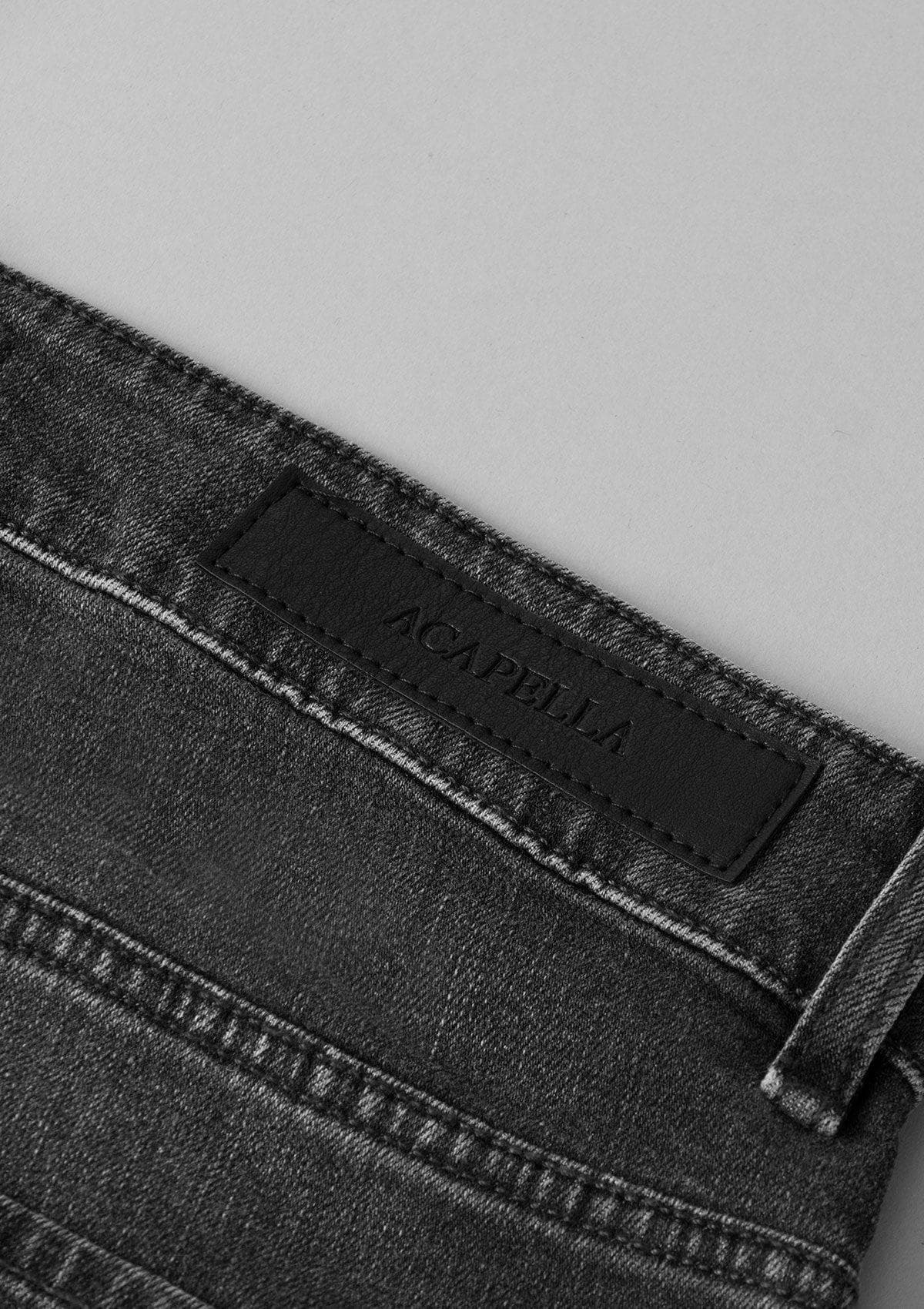 Acapella Ropa Acapella Denim Skinny Jeans - Washed Black