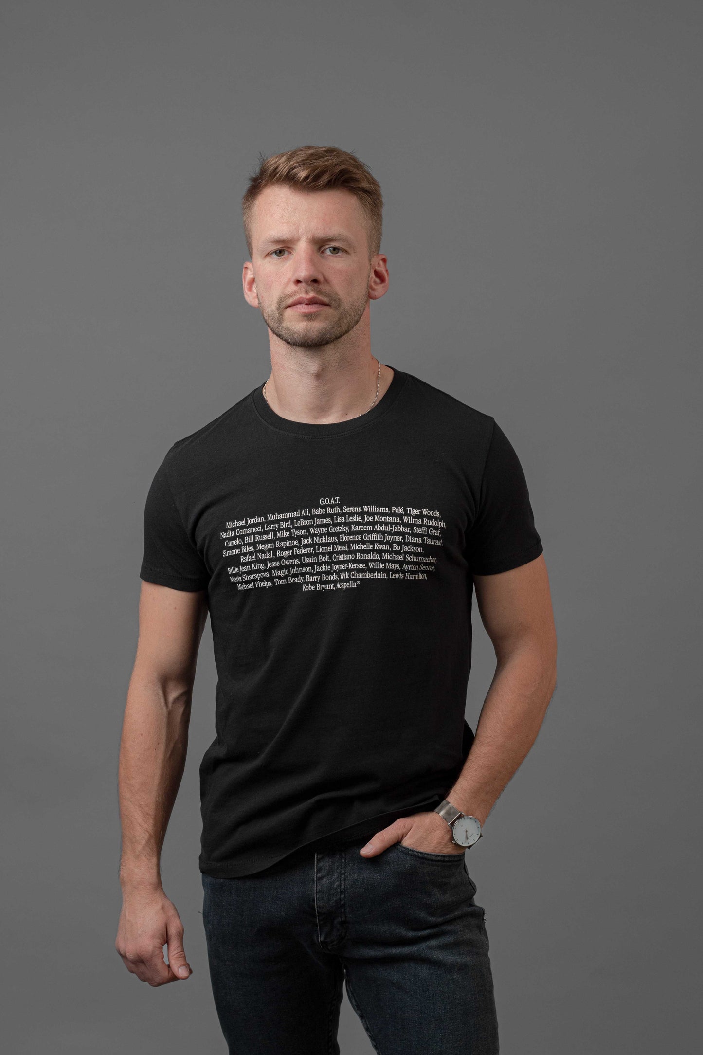 Acapella Ropa Acapella Graphics The Greatest Tee