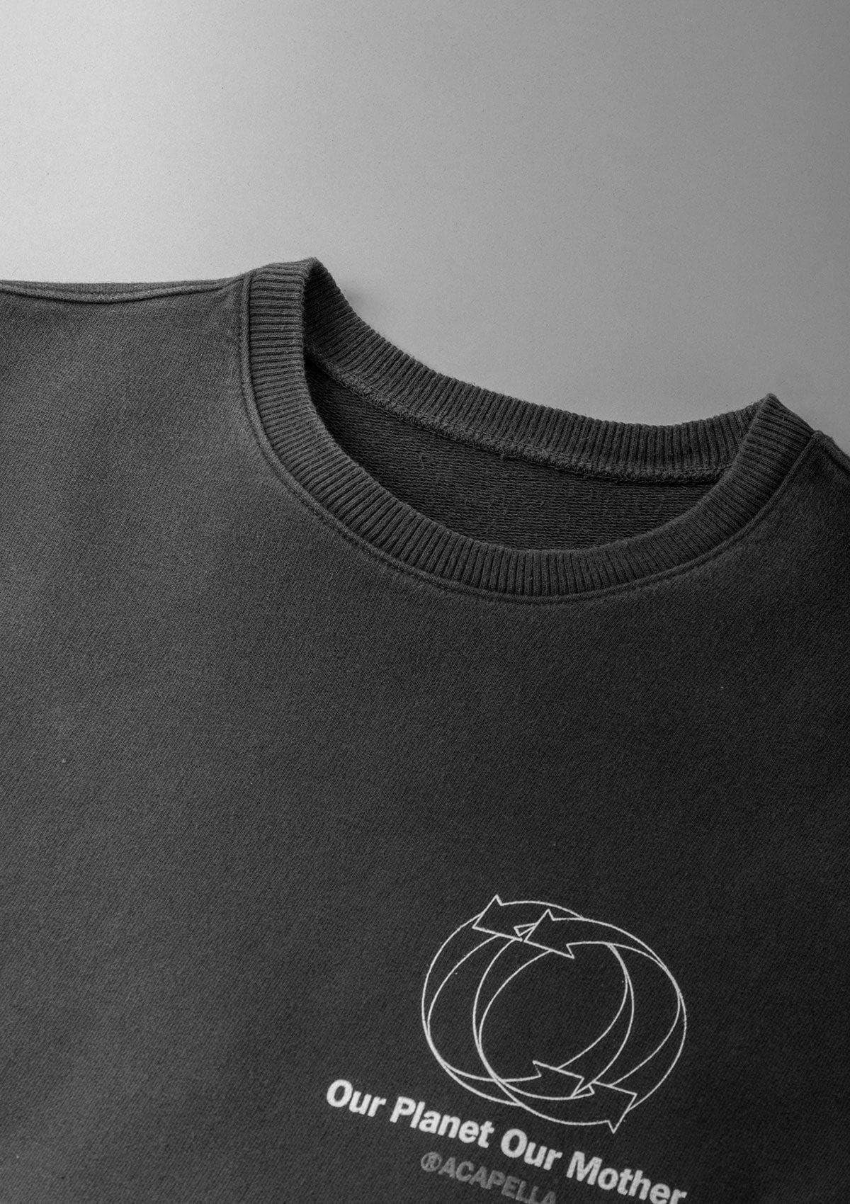 Acapella Ropa Men Pullover Sudadera Our Planet, Our Mother