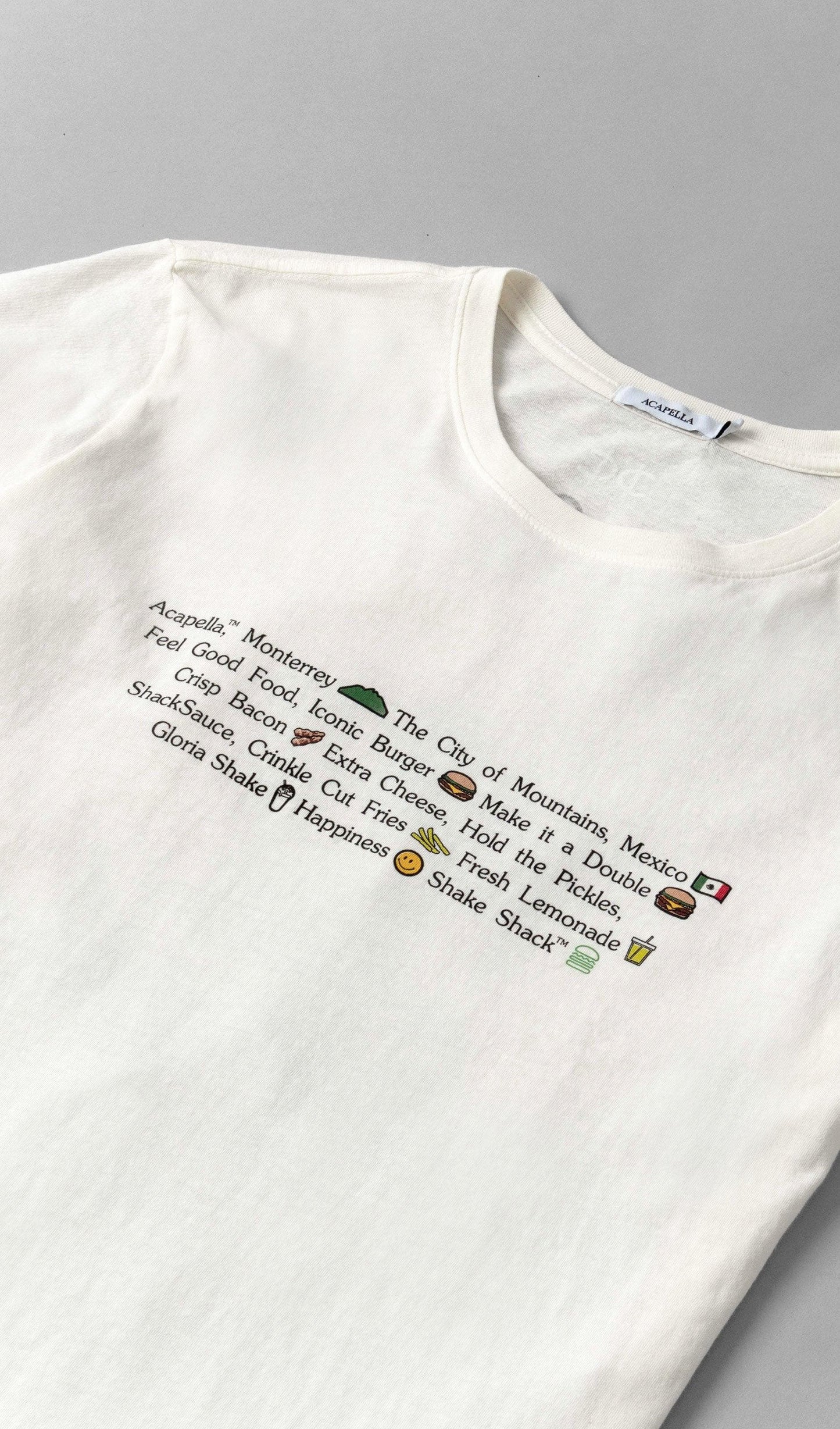 Acapella Ropa Men Graphics Playera Shake Shack
