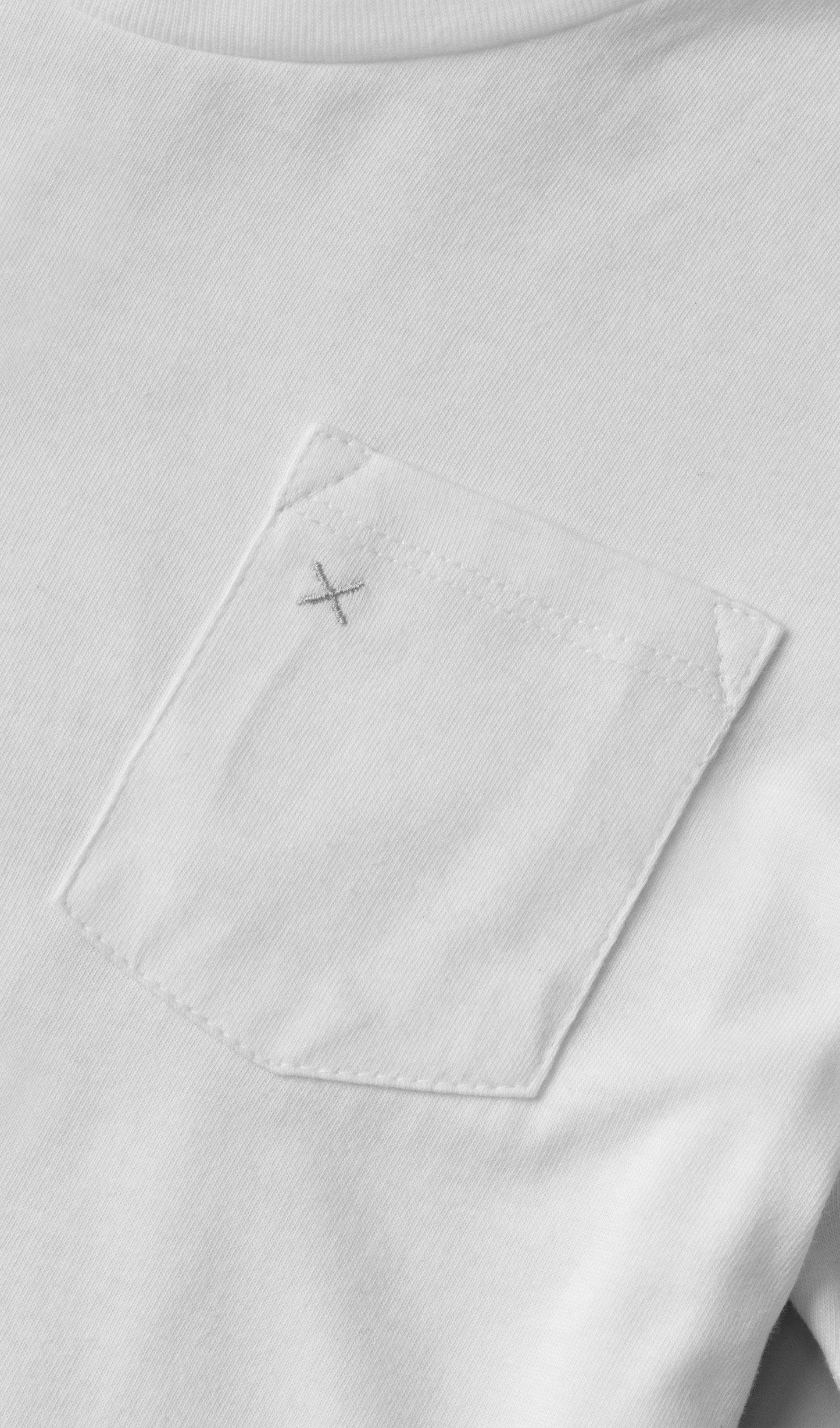 Acapella Ropa Youth Basics Playera X Pocket Classic Tee Youth - White
