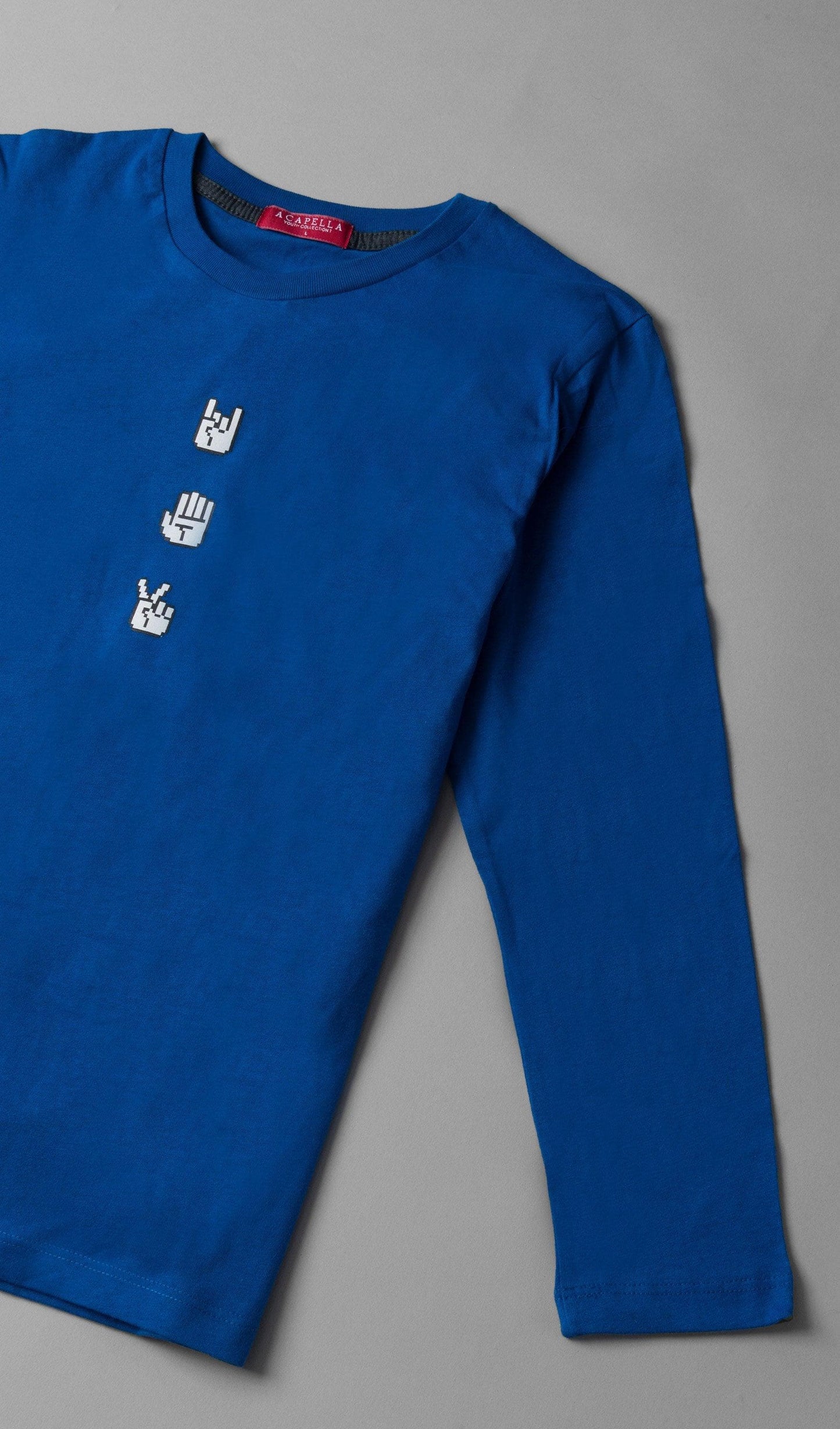 Acapella Ropa Youth Graphics Playera 8Bit Hands