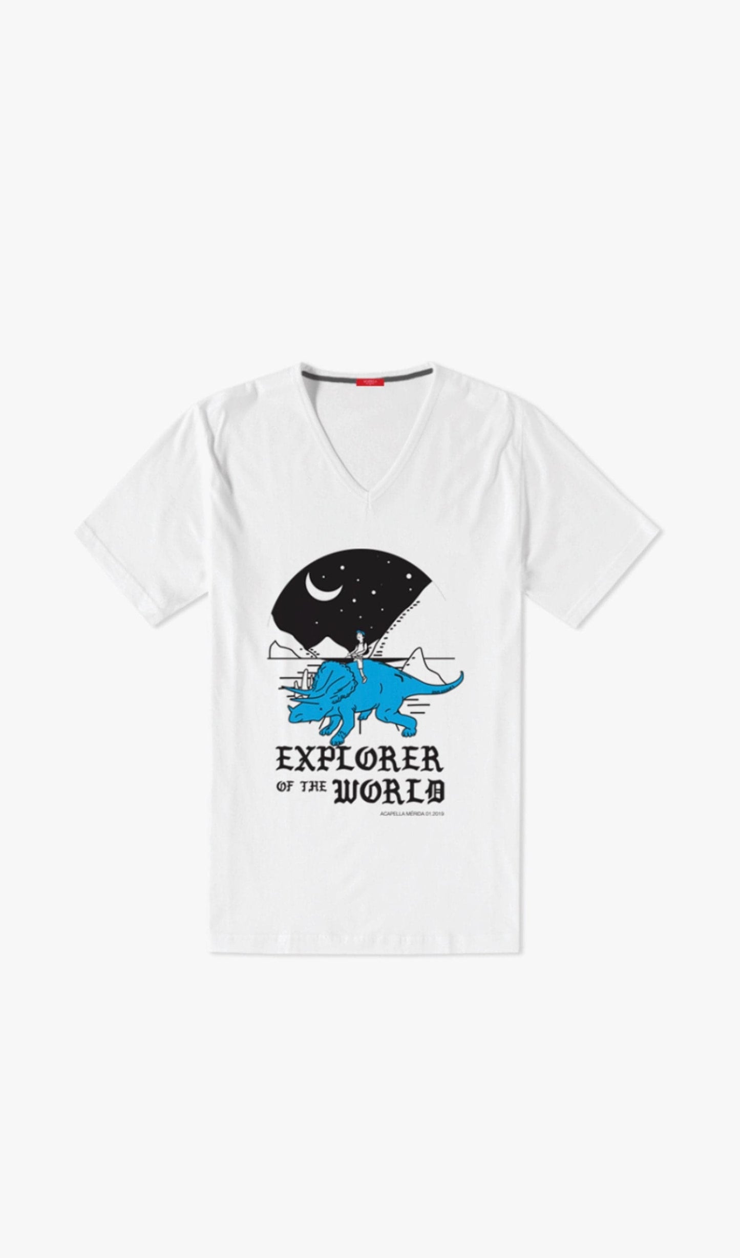 Acapella Ropa Youth Graphics Playera Explorer of The World