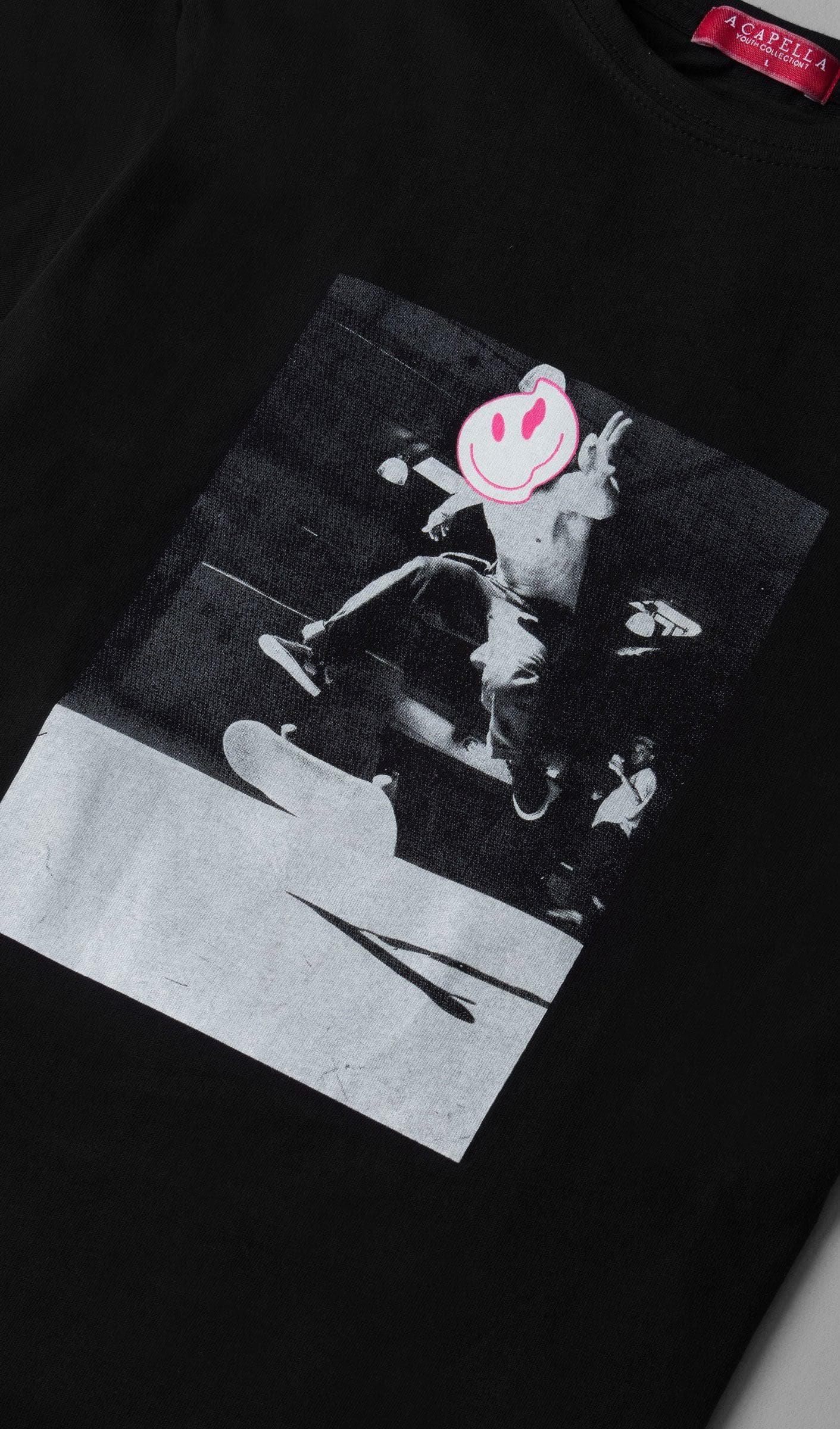 Acapella Ropa Youth Graphics Playera Happy Youth