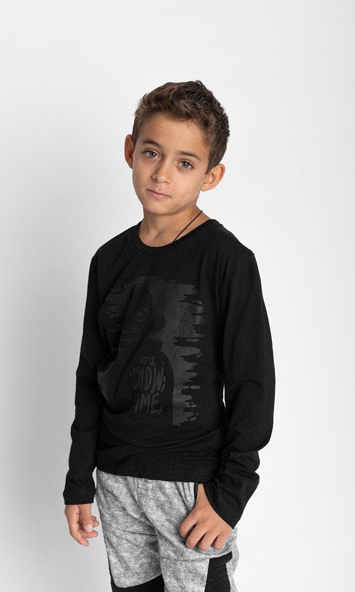 Acapella Ropa Youth Graphics Playera Show Time Youth