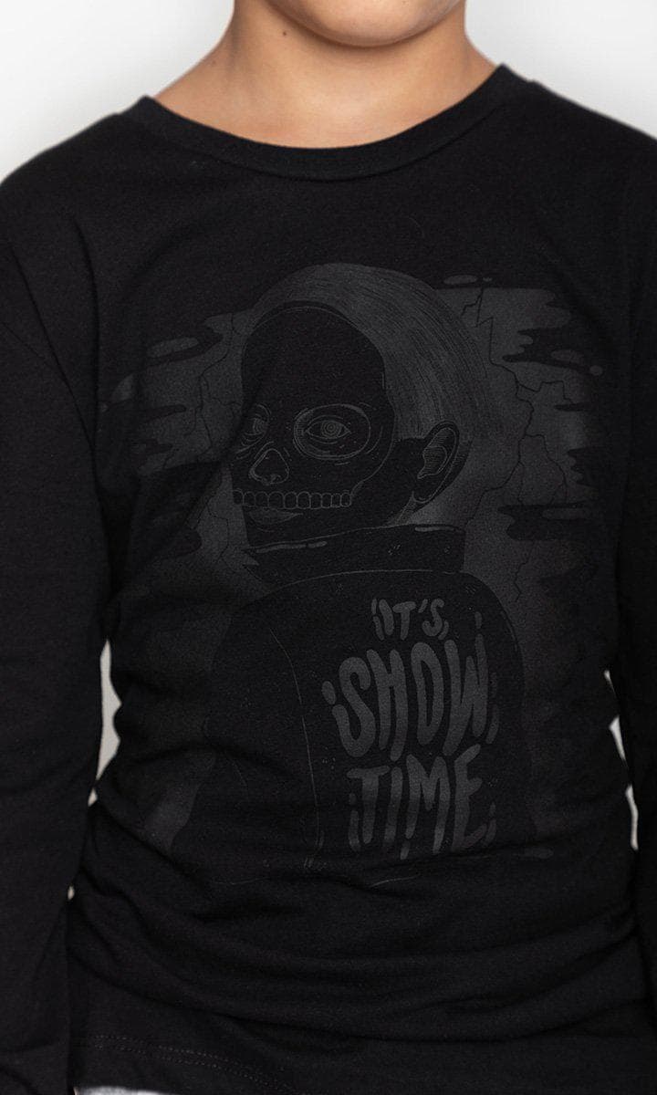 Acapella Ropa Youth Graphics Playera Show Time Youth