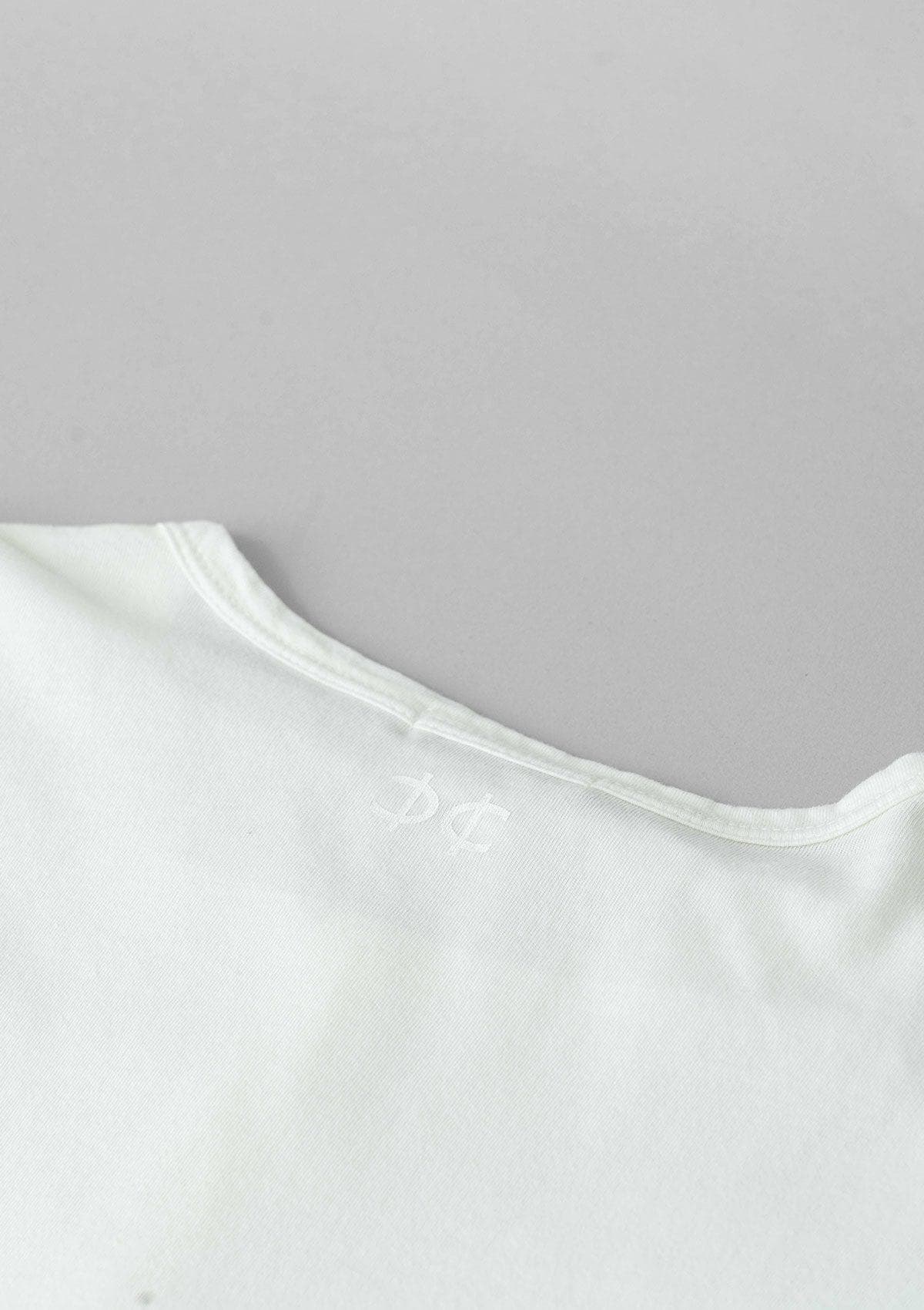 Acapella Smiley LS Henley - Vintage White