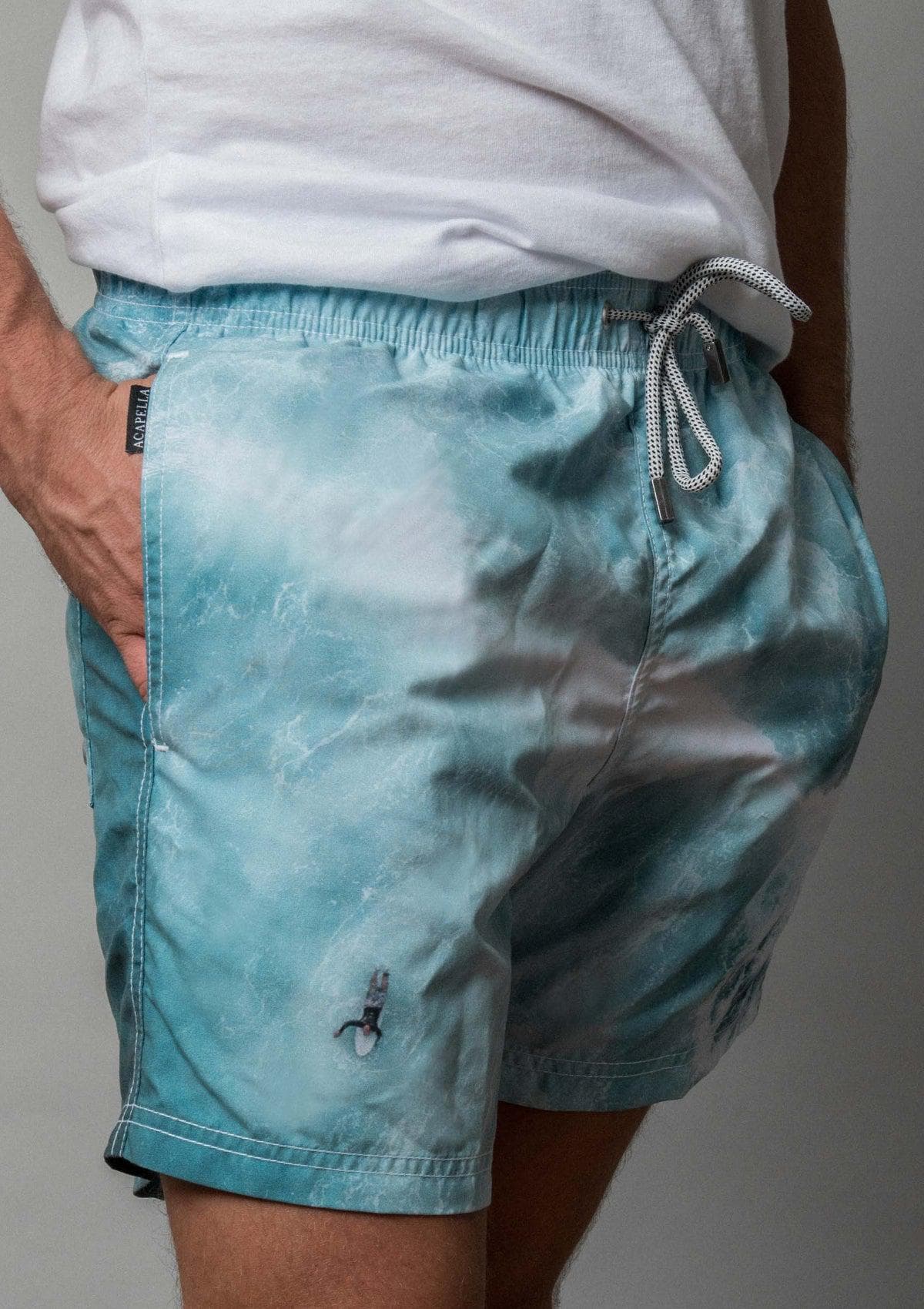 Acapella Ropa Men Swimwear Traje de Baño Off Wave