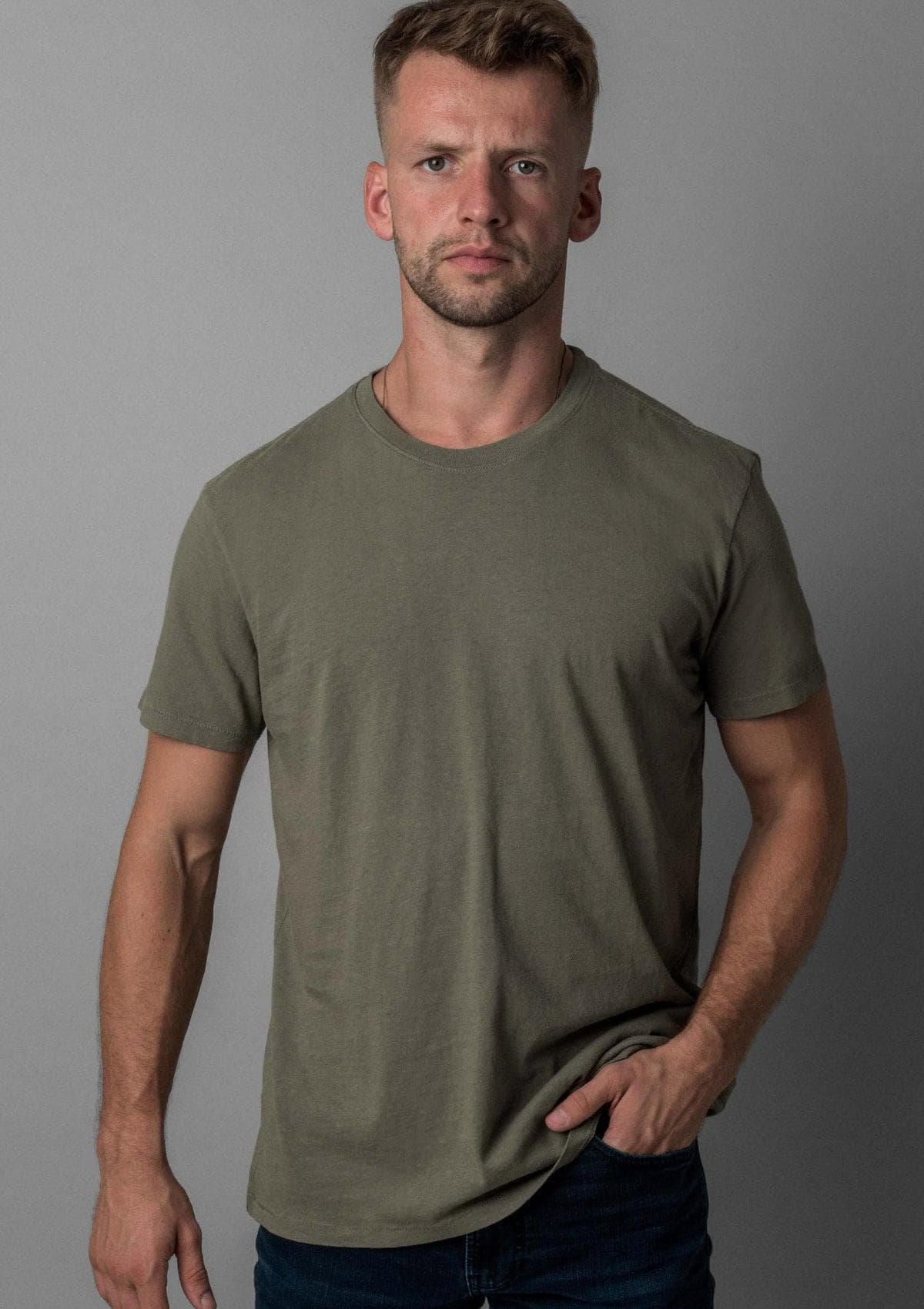 Acapella Ropa Acapella Basics Playera Classic Tee- Military