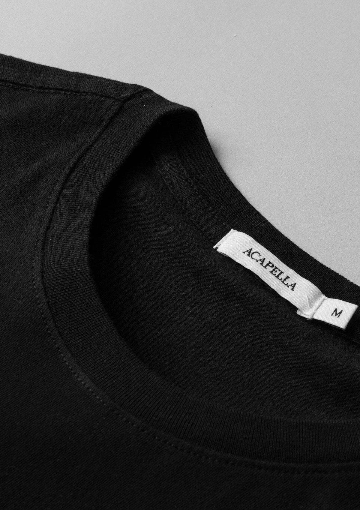 Acapella Ropa Acapella Basics Playera Classic Tee- Black
