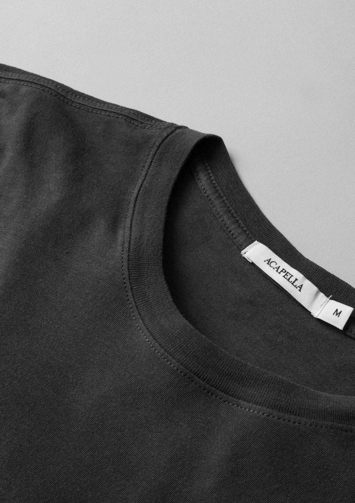 Acapella Ropa Acapella Basics Playera Classic Tee- Washed Black