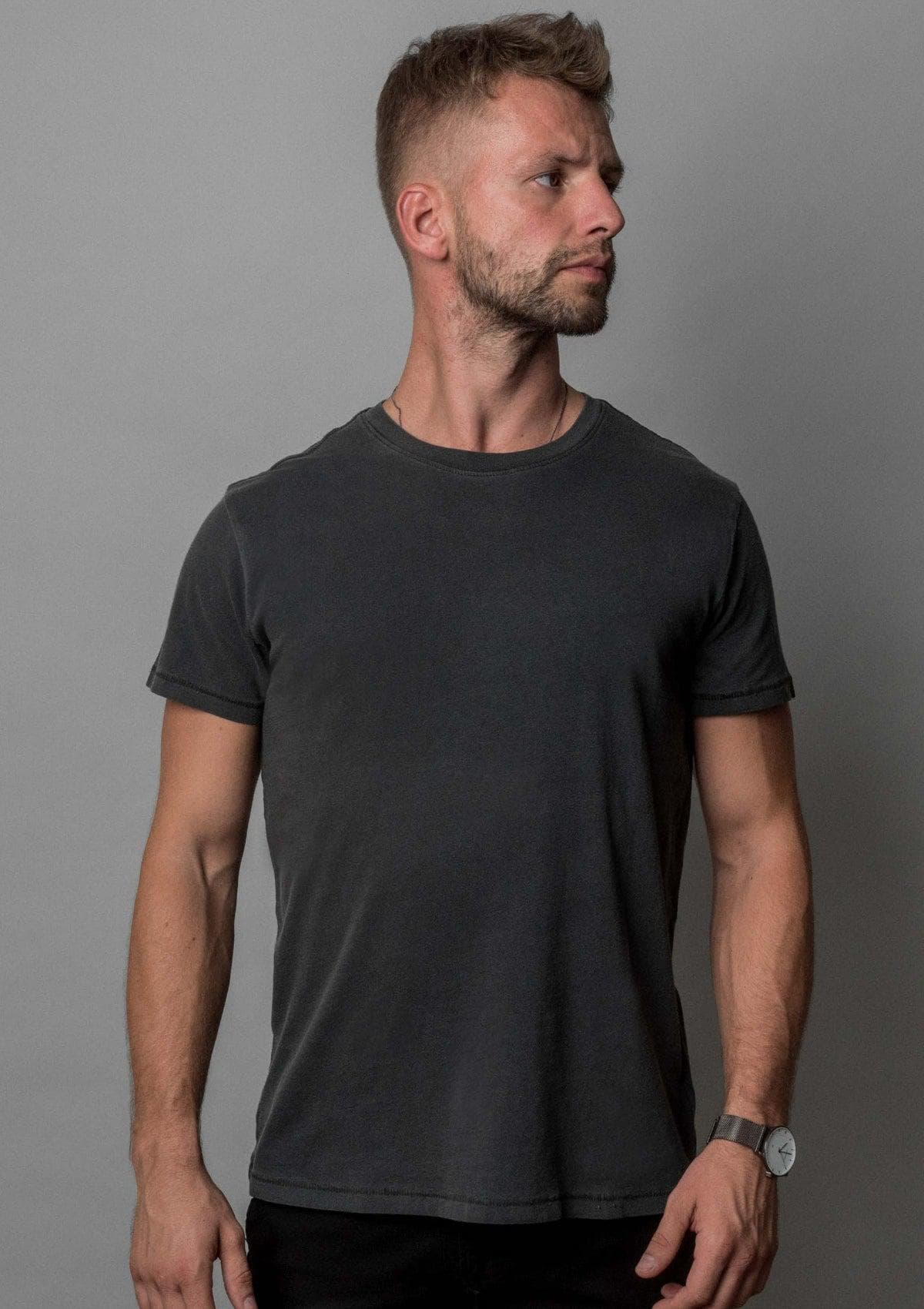 Acapella Ropa Acapella Basics Playera Classic Tee- Washed Black