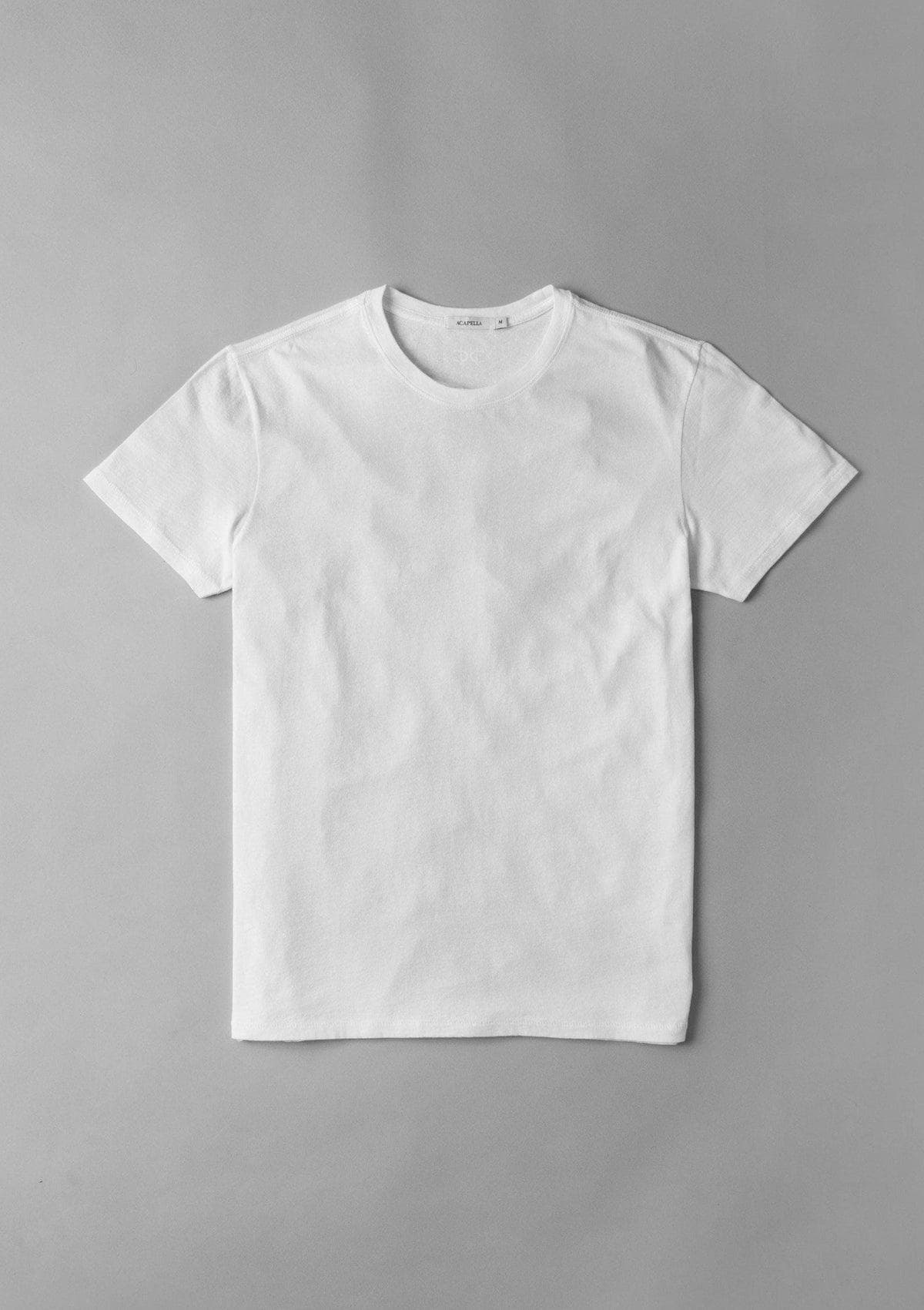 Acapella Ropa Acapella Basics Playera Classic Tee- White