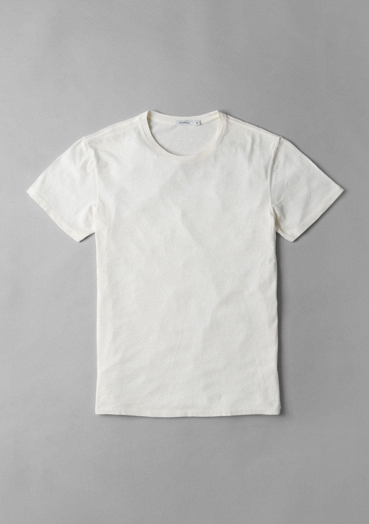 Acapella Ropa Acapella Basics Playera Classic Tee- Vintage White
