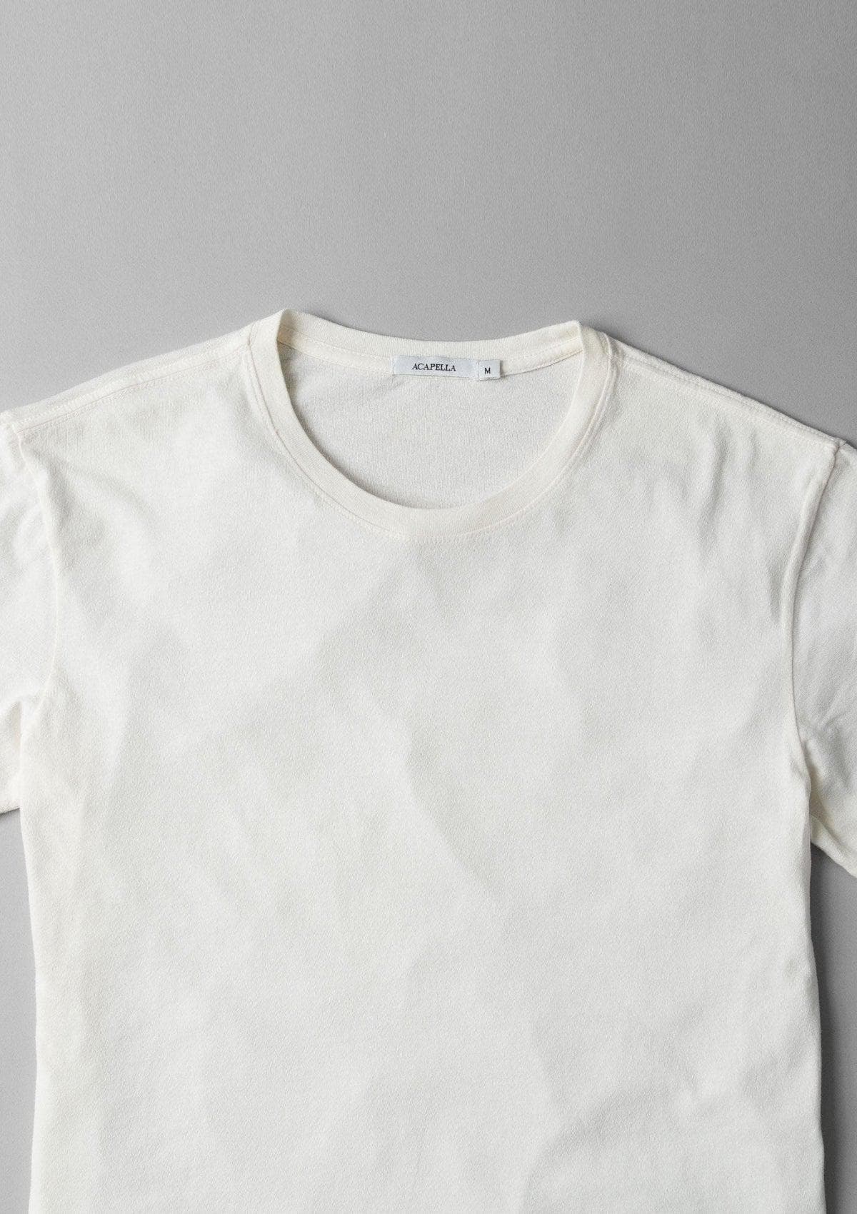 Acapella Ropa Acapella Basics Playera Classic Tee- Vintage White