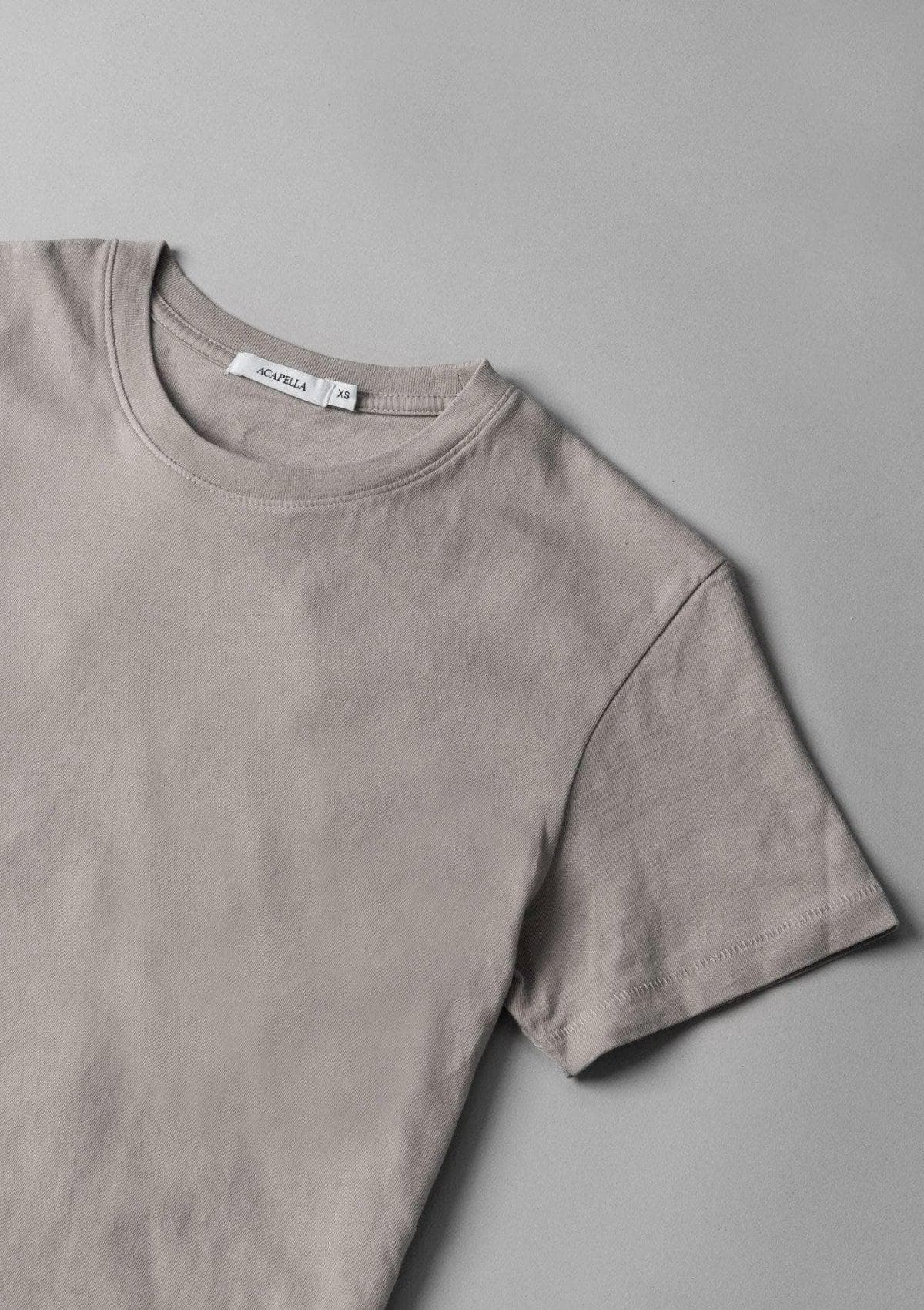 Acapella Ropa Acapella Basics Playera Classic Tee- Stone