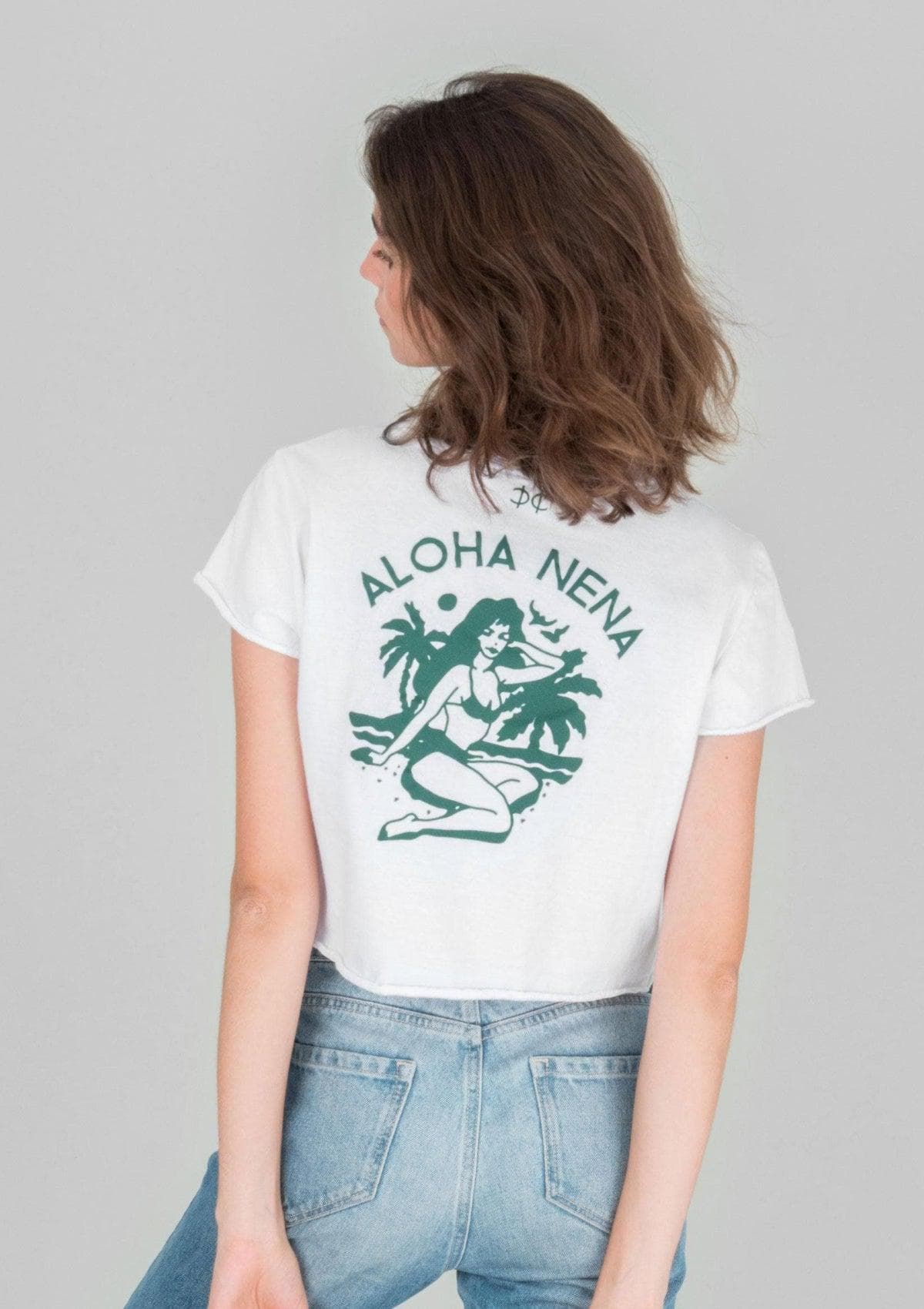 Acapella Ropa Women Graphics Playera Aloha Nena Women