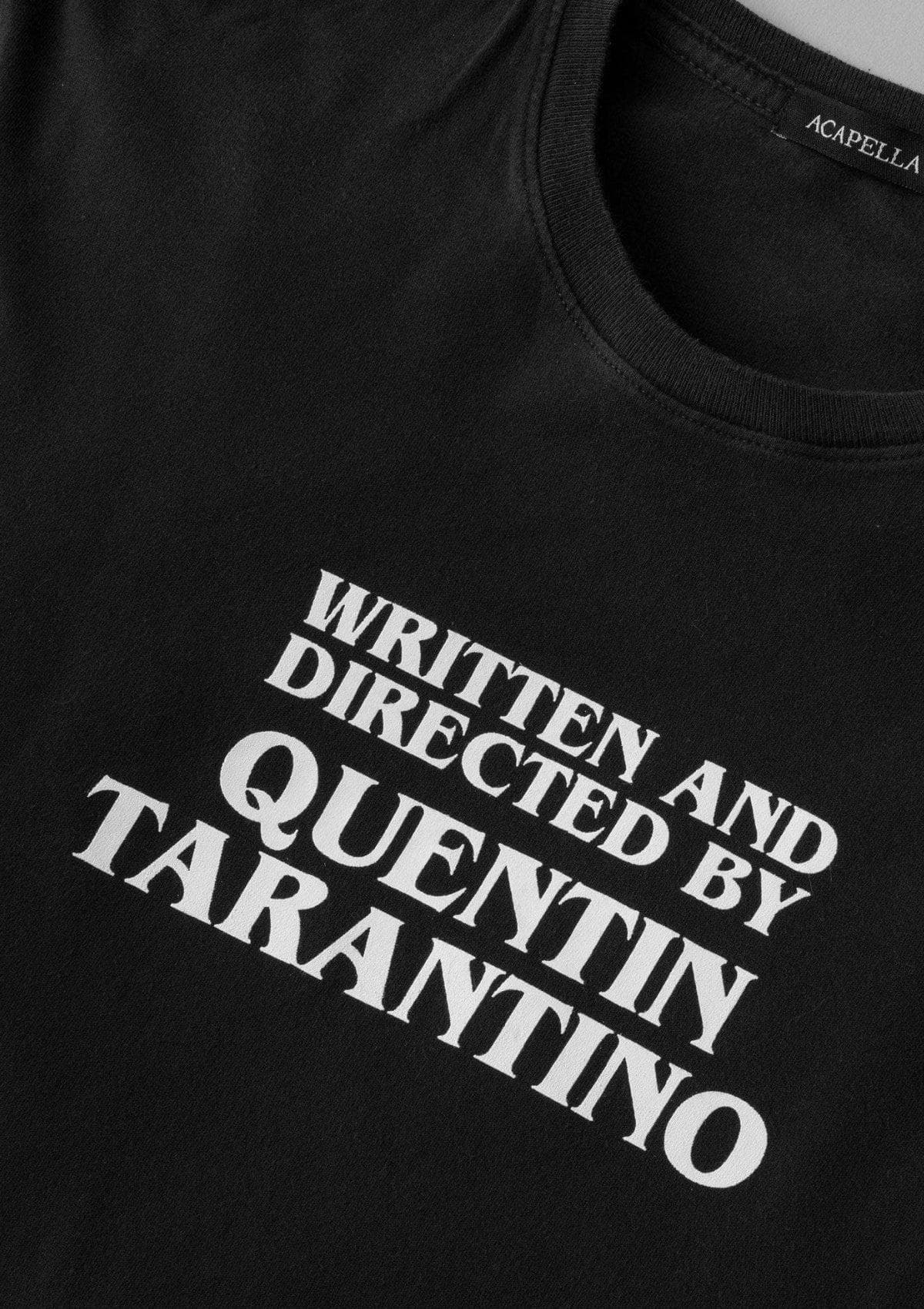 Acapella Ropa Men Graphics Playera Written and Directed