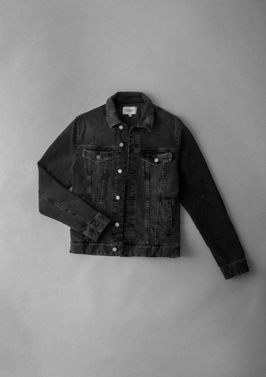 Acapella Ropa Acapella Jackets Chamarra Denim Jacket Washed Black