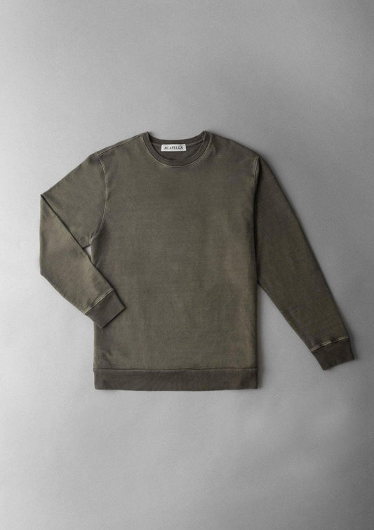 Acapella Ropa Men Pullovers Sudadera Classic Pullover Military