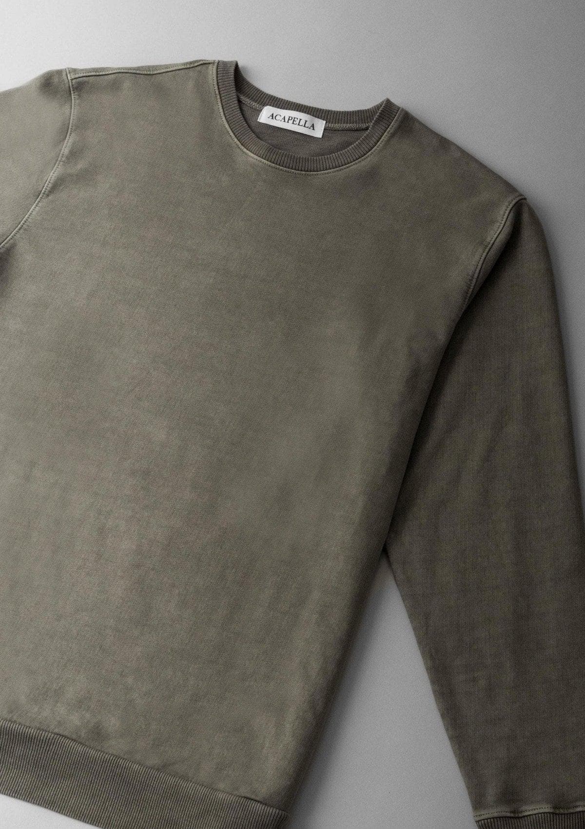 Acapella Ropa Men Pullovers Sudadera Classic Pullover Military