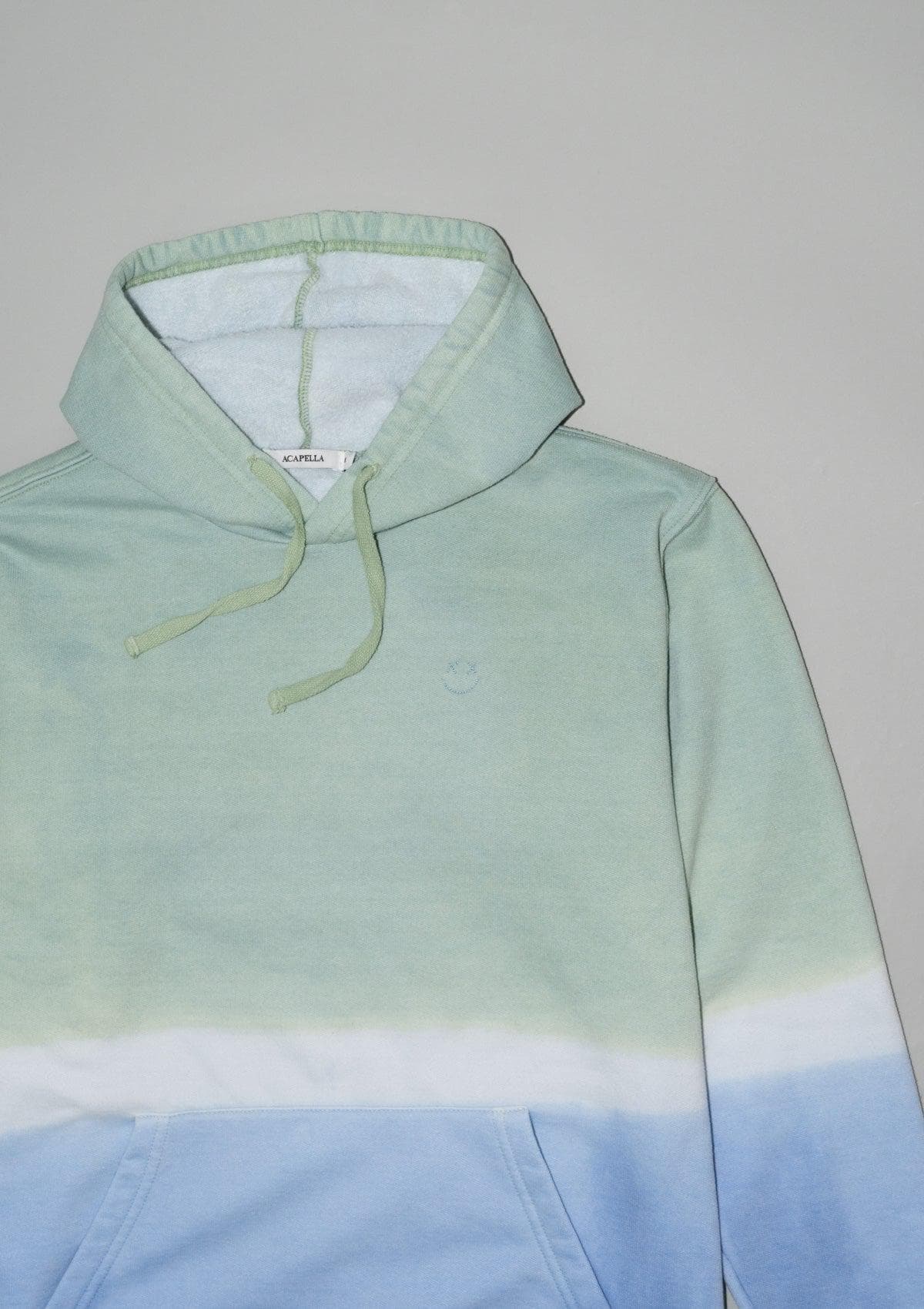 Acapella Ropa Acapella Hoodie Sudadera Smiley Tie Dye Oceanic Hoodie