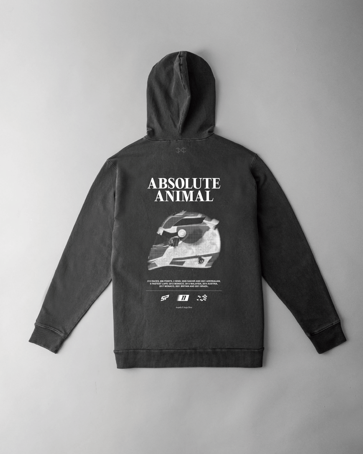 Absolute Animal Hoodie - Washed Black