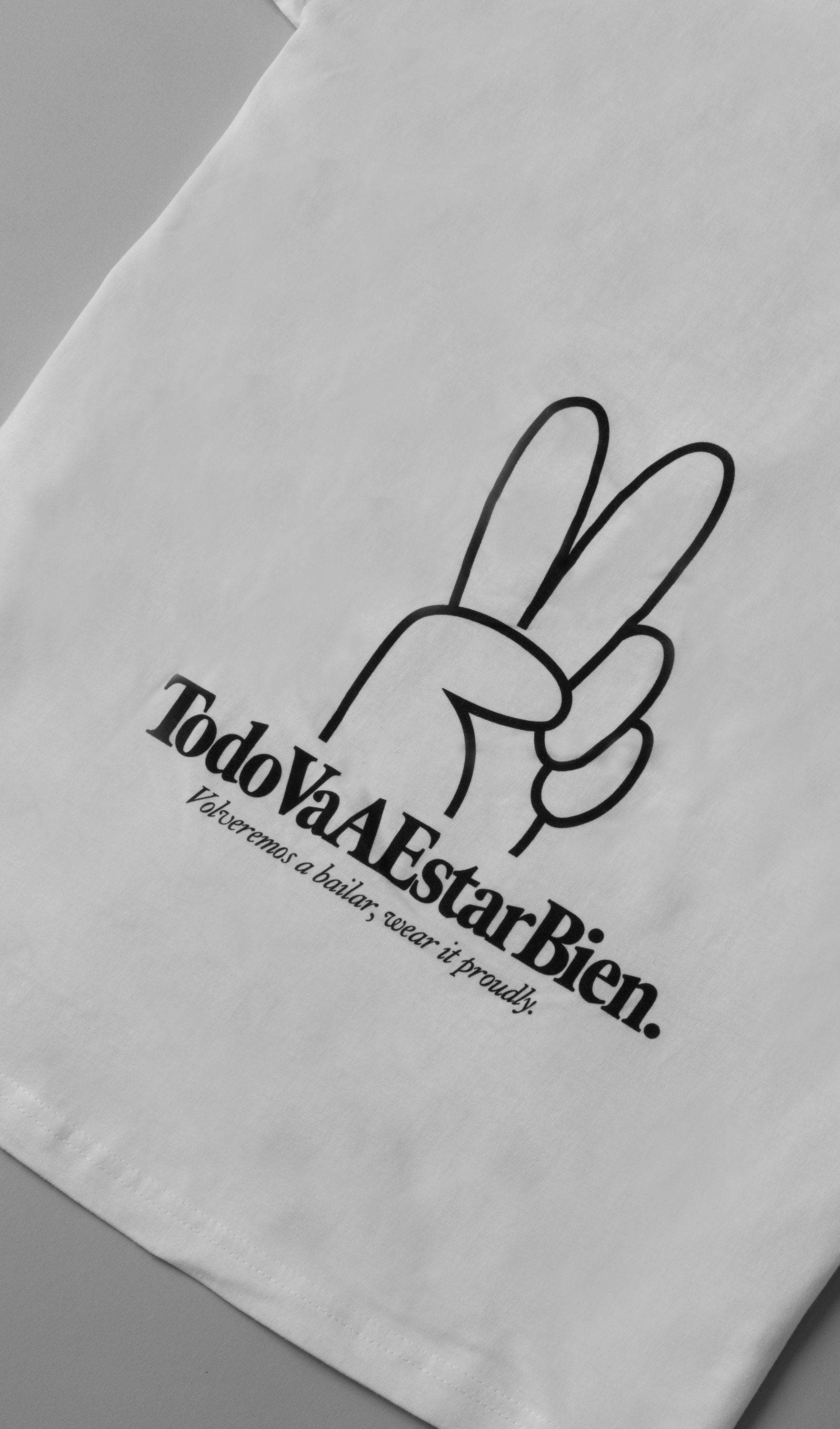 Acapella Ropa Men Graphics Playera Todo va a Estar Bien - Peace