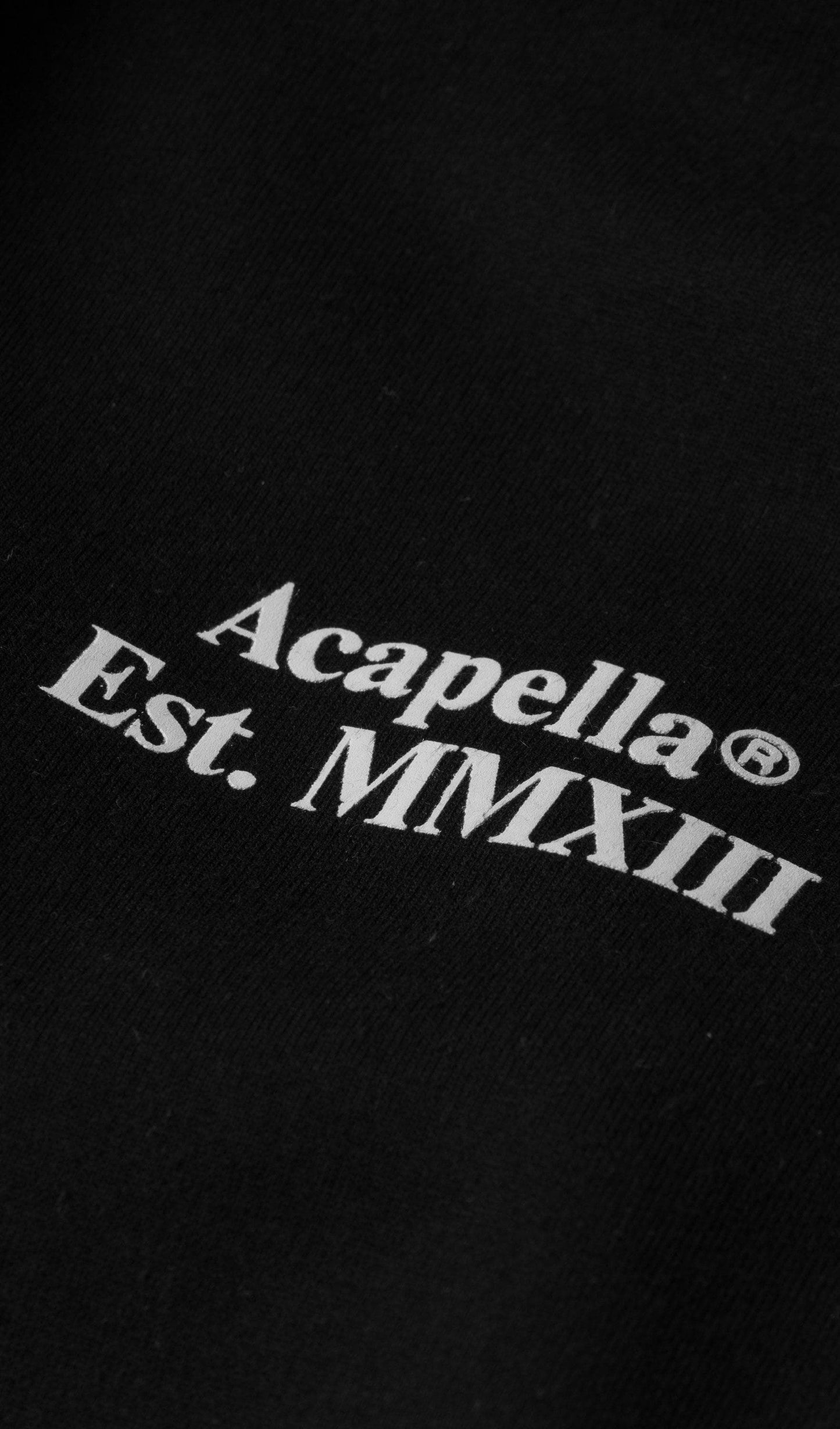Acapella Ropa Men Hoodie Sudadera EST. MMXIII