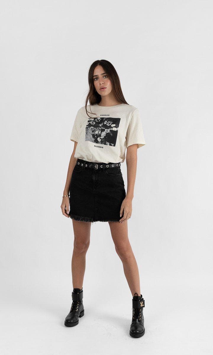 Acapella Ropa Women Graphics Playera Dissolve