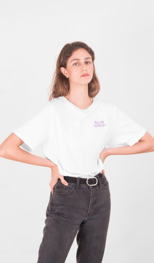 Acapella Ropa Women Graphics Playera Now What