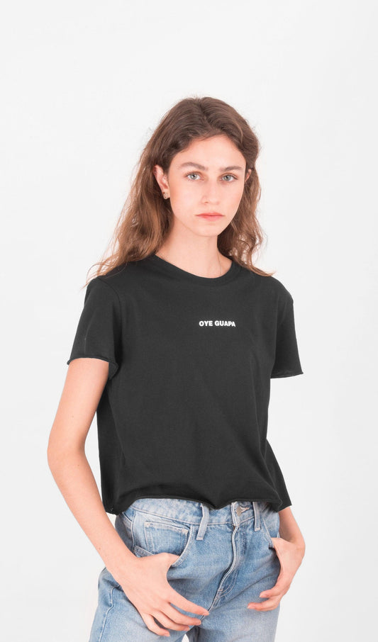 Acapella Ropa Women Graphics Playera Oye Guapa