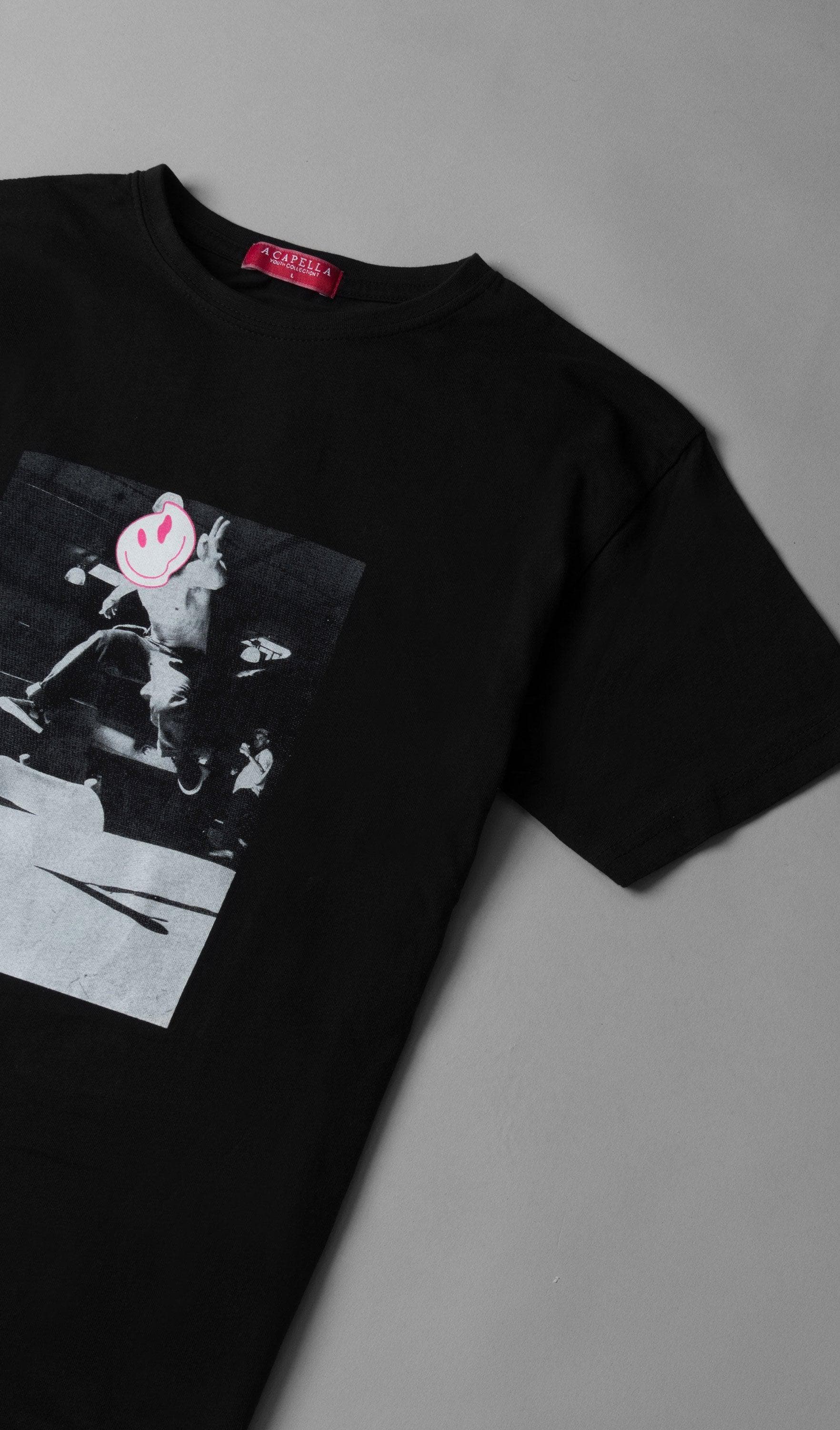 Acapella Ropa Youth Graphics Playera Happy Youth
