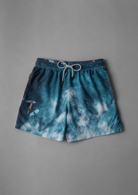 Acapella Ropa Men Swimwear Traje de Ba√±o Aloha Waves