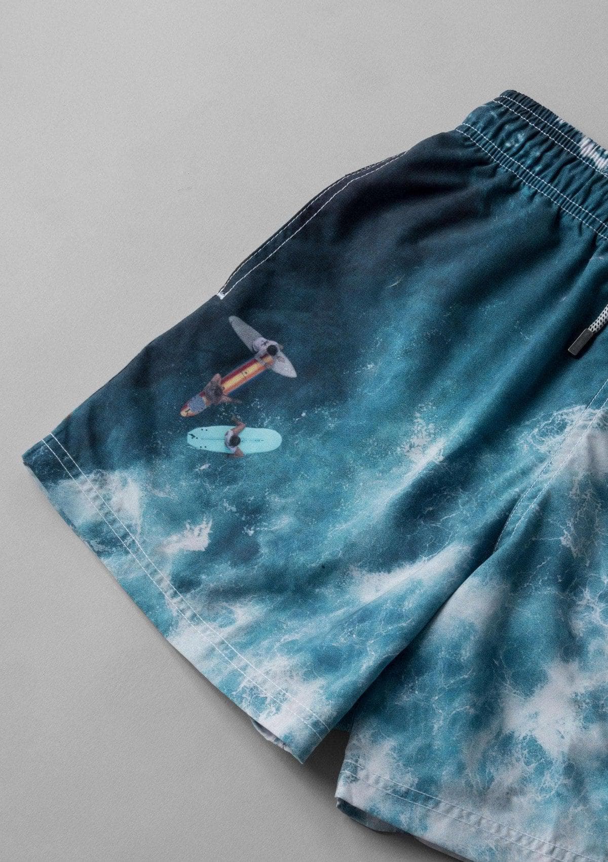 Acapella Ropa Men Swimwear Traje de Ba√±o Aloha Waves