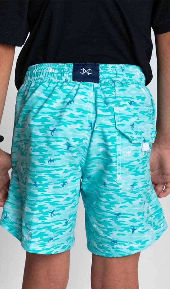 Acapella Ropa Youth Swimwear Camo Sharks Swimwear Youth